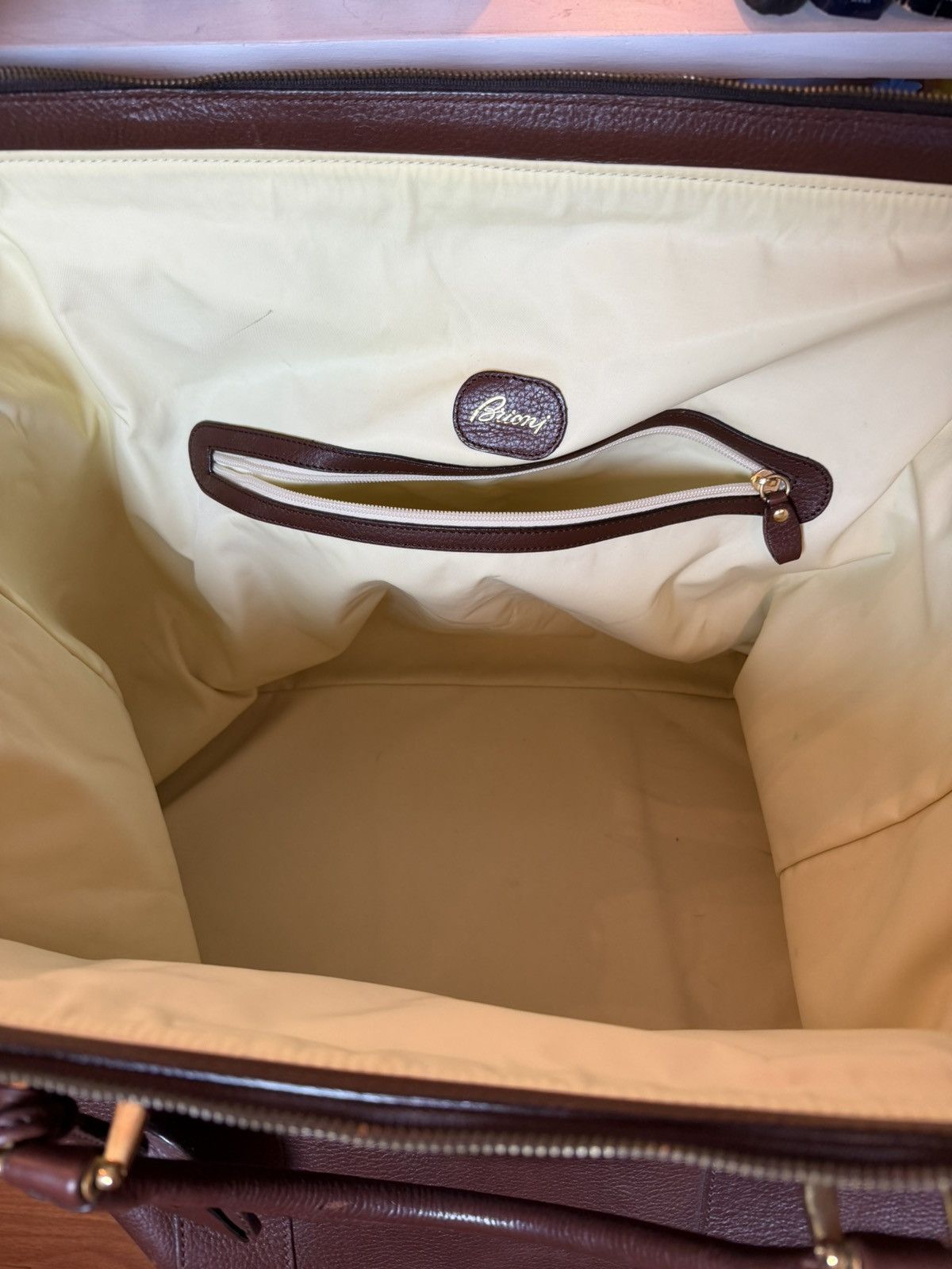 Brioni Brioni Leather Duffel Size ONE SIZE - 13 Thumbnail