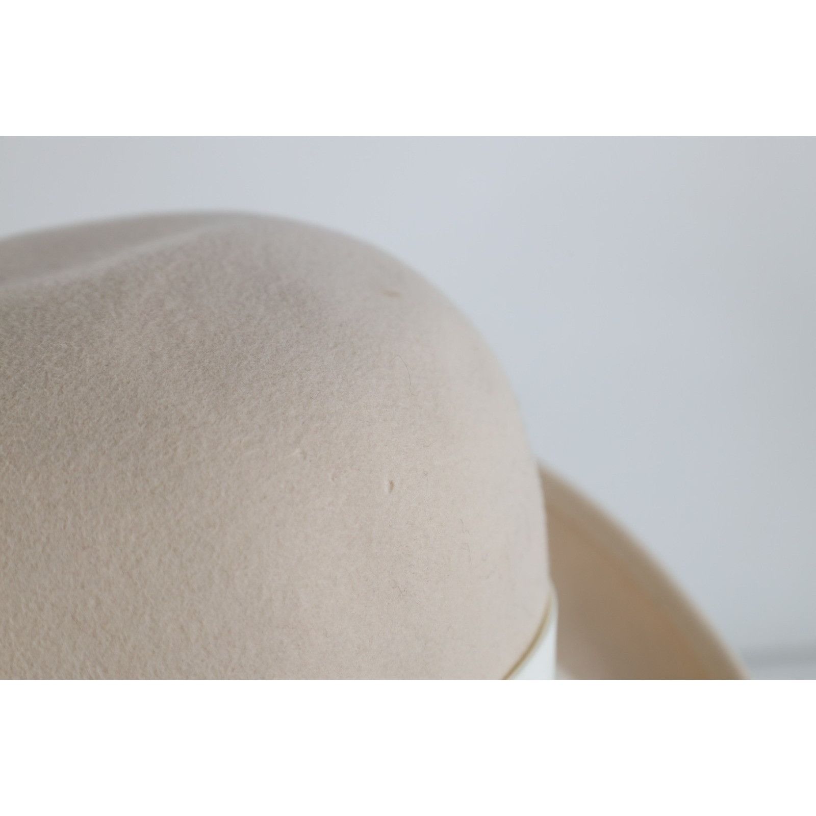 Vintage Vintage 60s Rockabilly Satin Bowtie Doeskin Wool Felt Hat Size ONE SIZE - 5 Thumbnail