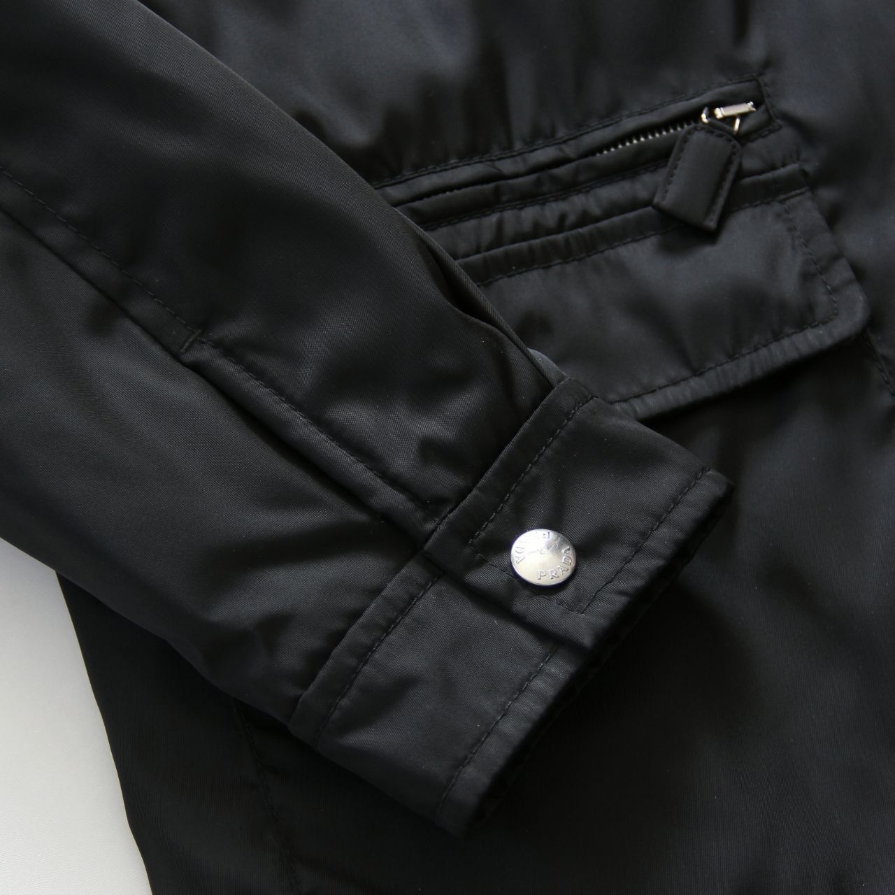 Prada 🔥F/W09 Prada Leather/Nylon Black Overcoat Size US XL / EU 56 / 4 - 7 Thumbnail