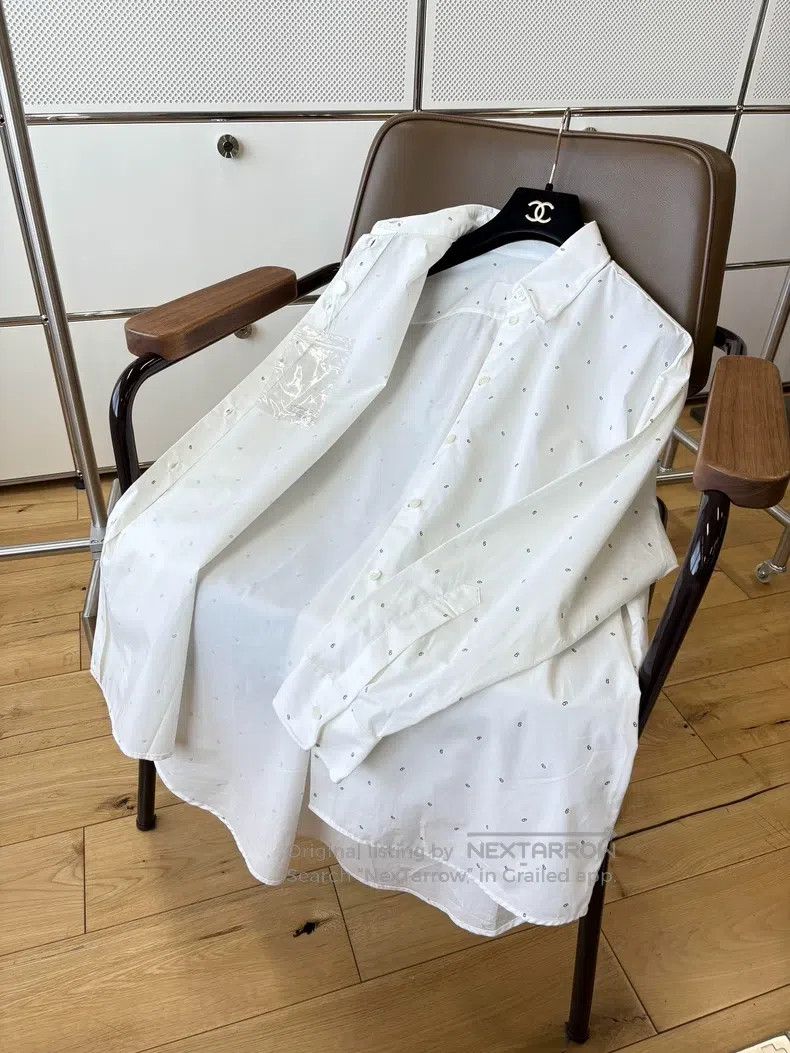 Maison Margiela Maison Margiela White digital cotton shirt Size XS / US 0-2 / IT 36-38 - 4 Thumbnail
