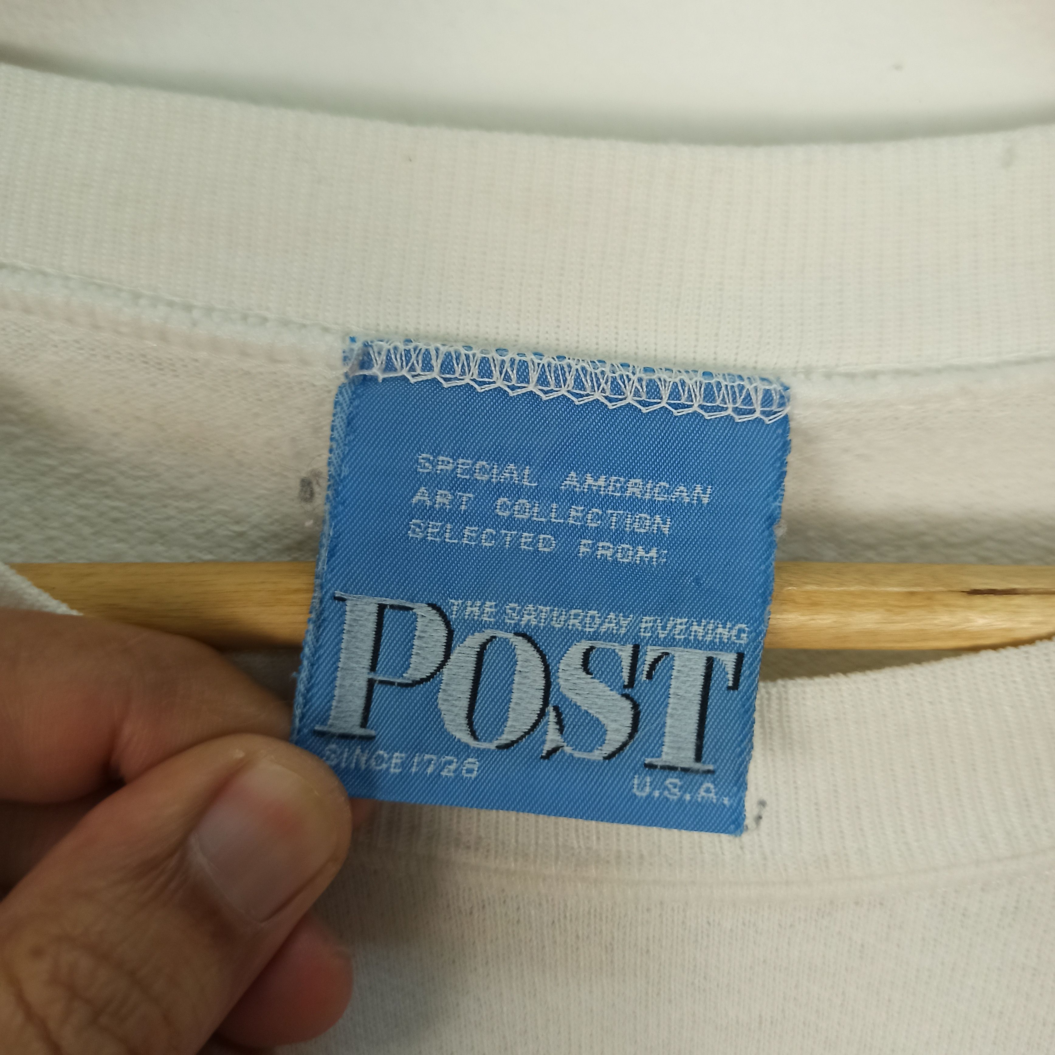 Arts & Science Vintage 90s The Saturday Evening POST sweatshirt Size US L / EU 52-54 / 3 - 6 Thumbnail