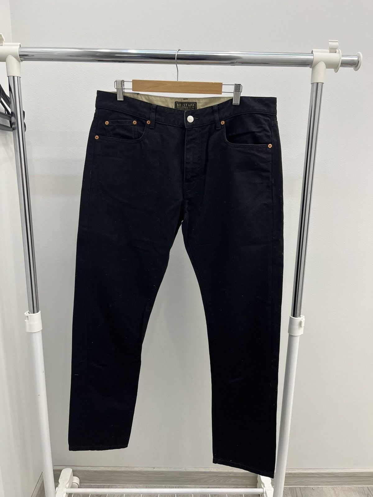 Belstaff Belstaff Gold Black Denim Jeans Size US 36 / EU 52 - 1 Thumbnail
