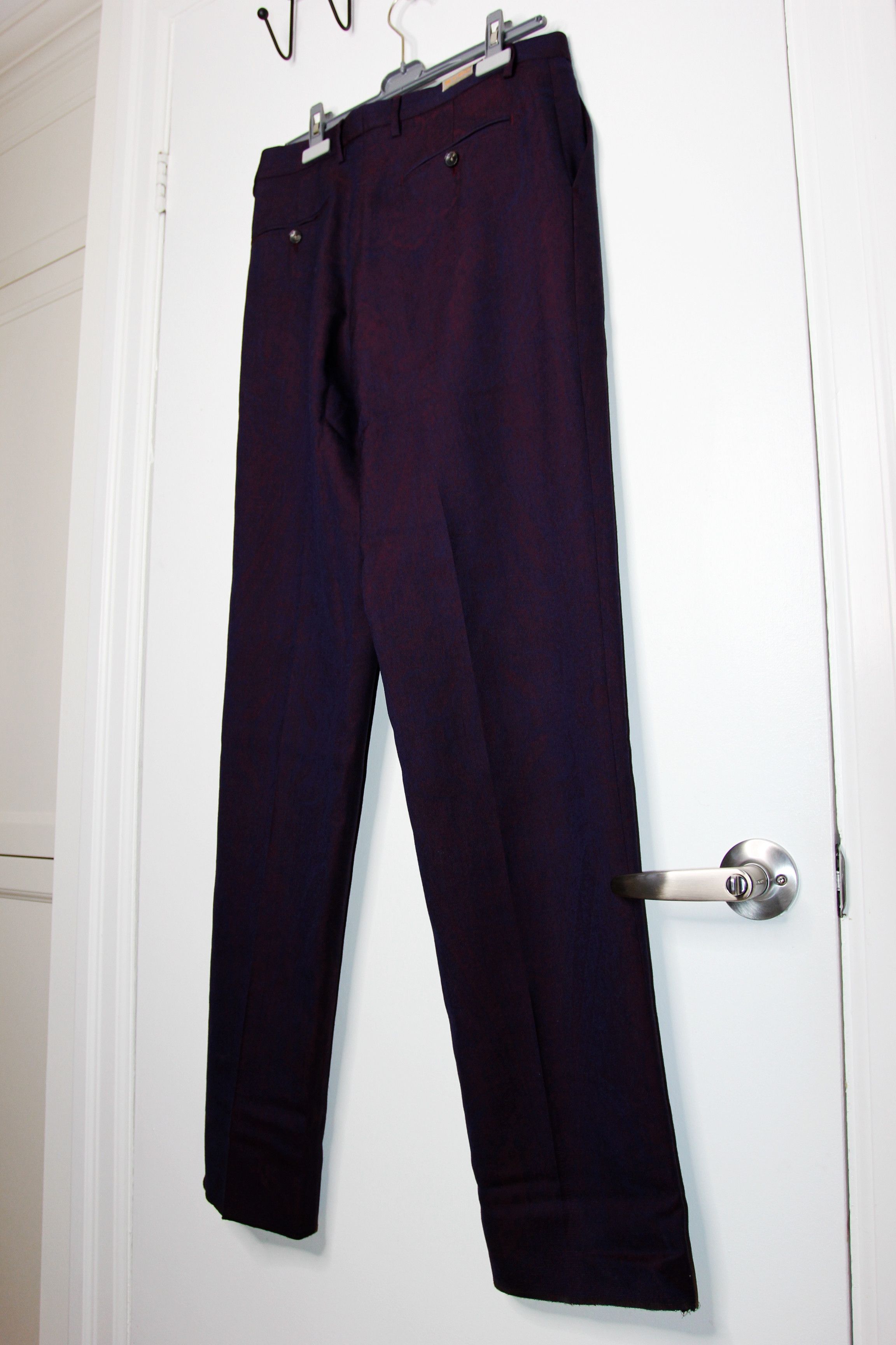 Etro BNWT AW25 ETRO PURPLE PAISLEY PANTS 48 Size US 32 / EU 48 - 7 Thumbnail