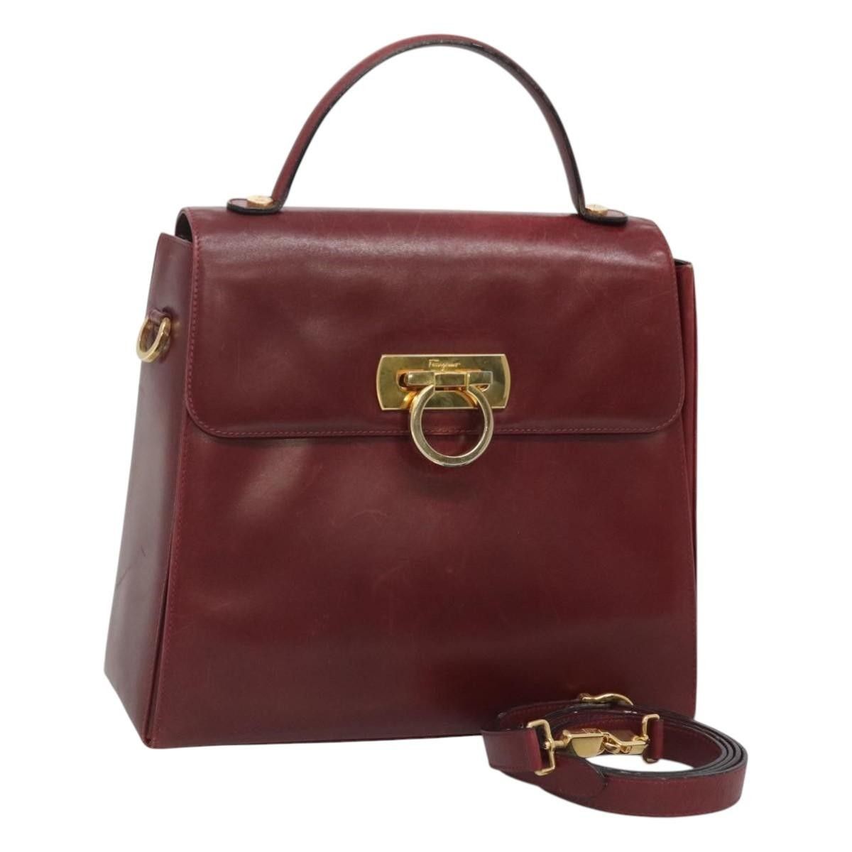 Salvatore Ferragamo Salvatore Ferragamo Gancini handbag Leather Size ONE SIZE - 1 Thumbnail