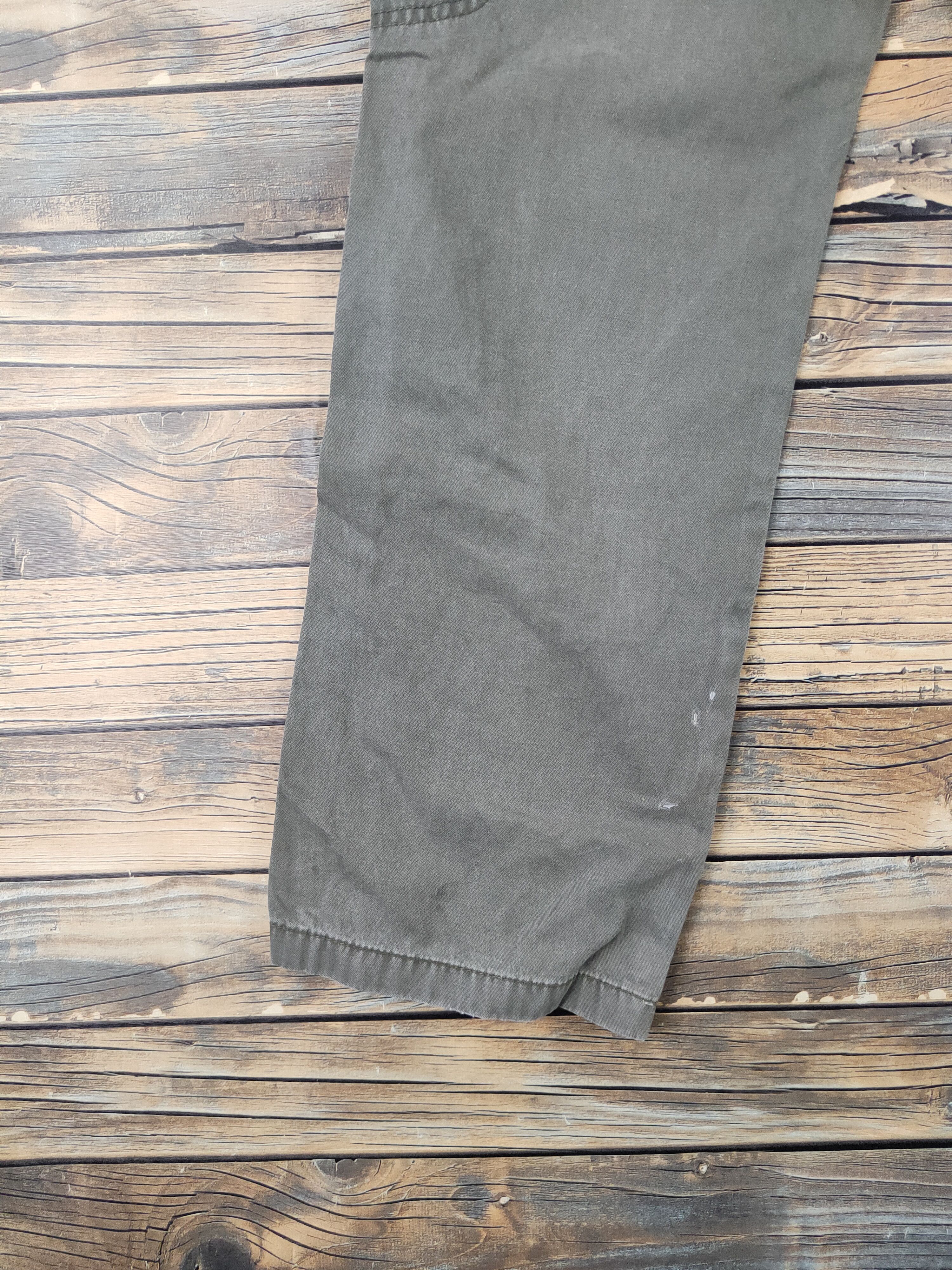 Japanese Brand DL Uniqlo Olive Multipocket Tactical Cargo Pants #1481 Size US 27 - 10 Thumbnail