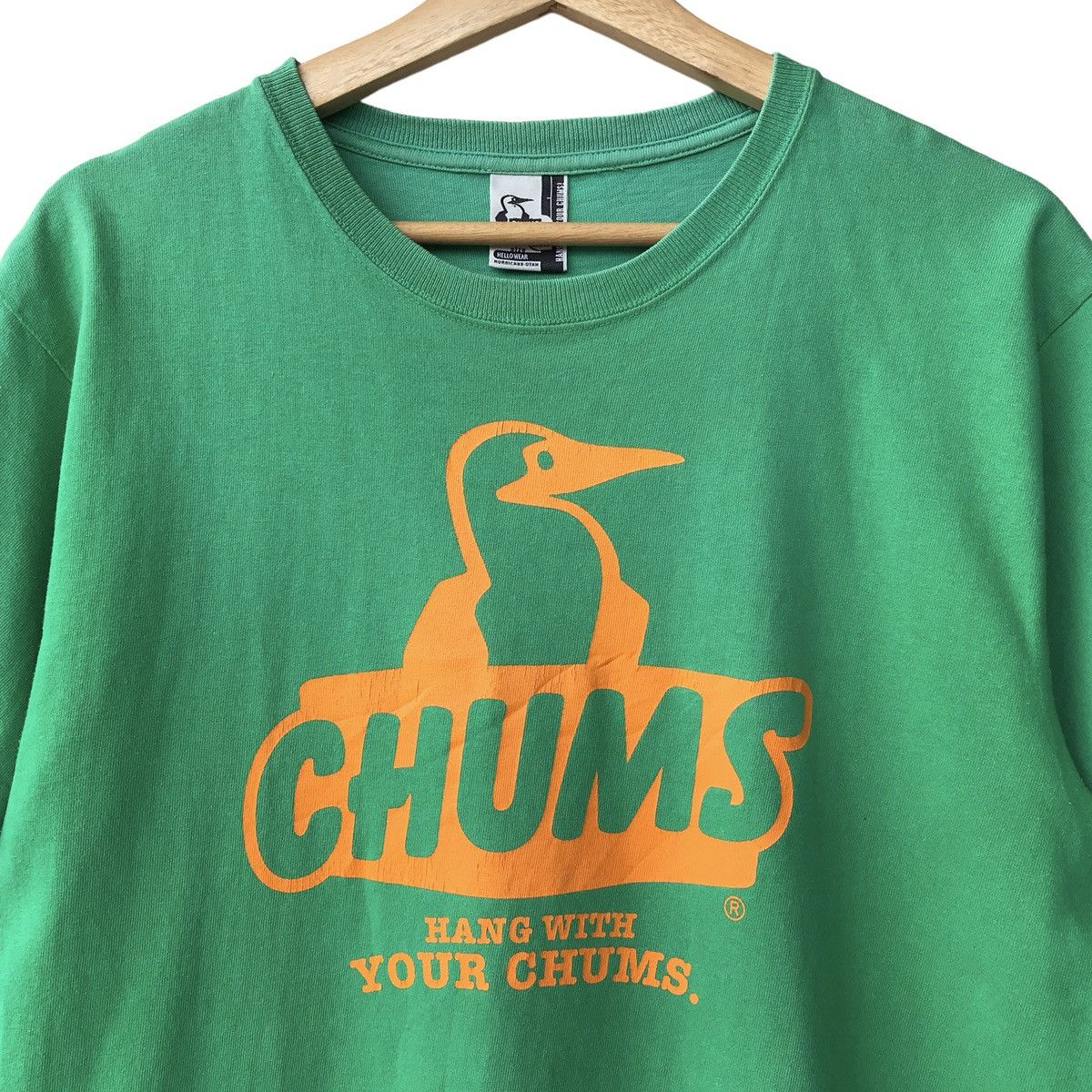 Chums Chums Hurricane USA Outdoor Green Logo Tee Size US M / EU 48-50 / 2 - 3 Thumbnail