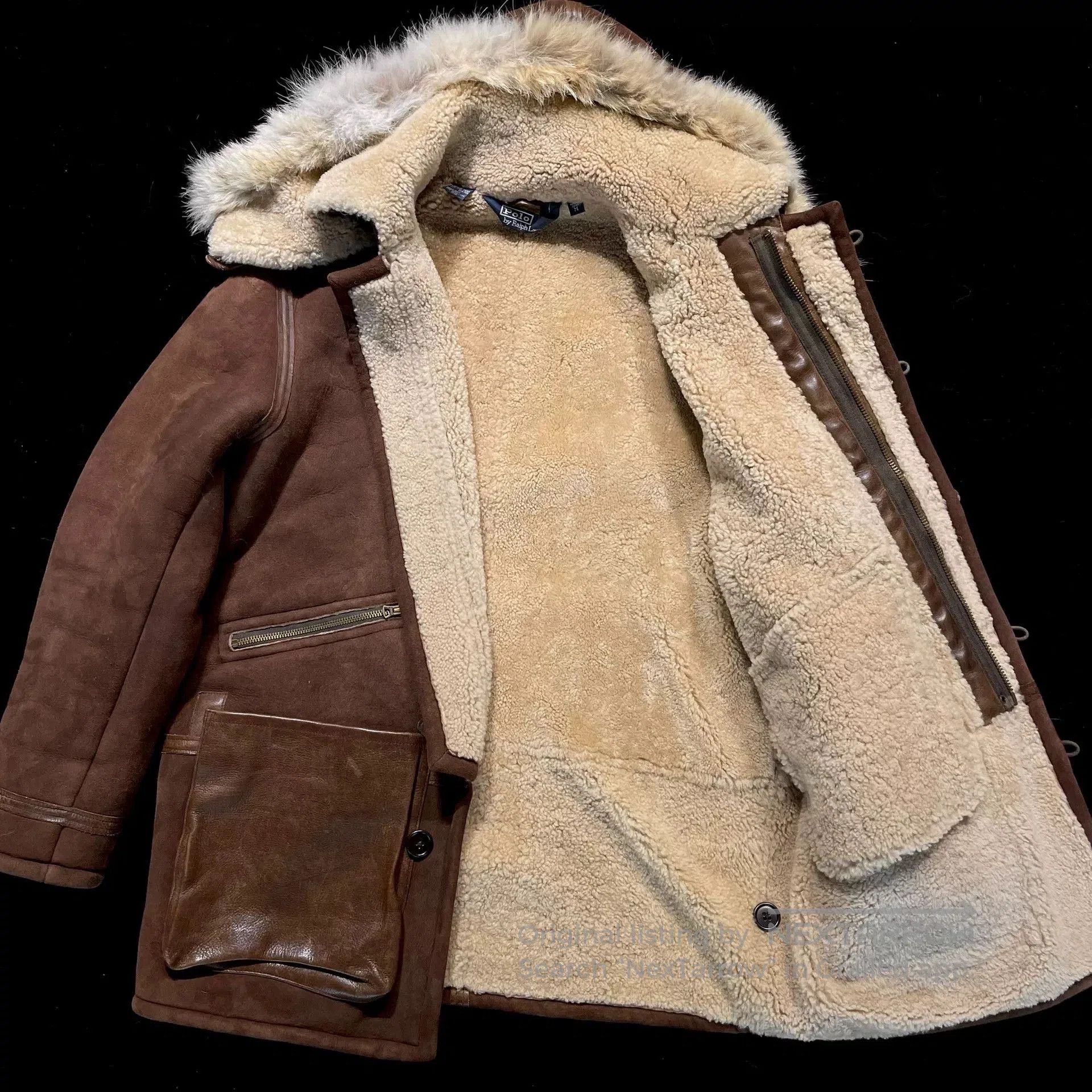Polo Ralph Lauren Ralph Lauren B7 Shearling Coat. Size US M / EU 48-50 / 2 - 2 Thumbnail