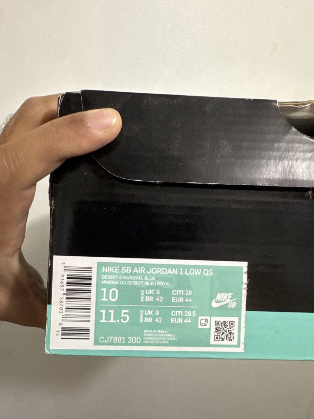 Nike Air Jordan 1 Low SB “Desert Ore” x Lance Mountain Size US 10 / EU 43 - 2 Thumbnail