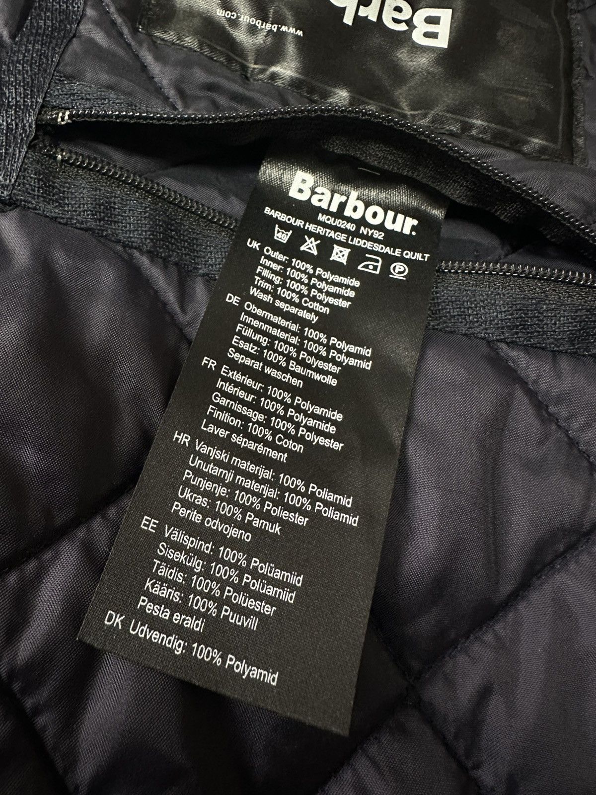 Barbour Barbour Heritage Liddesdale Quilted Blue Jacket Size M Size US M / EU 48-50 / 2 - 10 Thumbnail