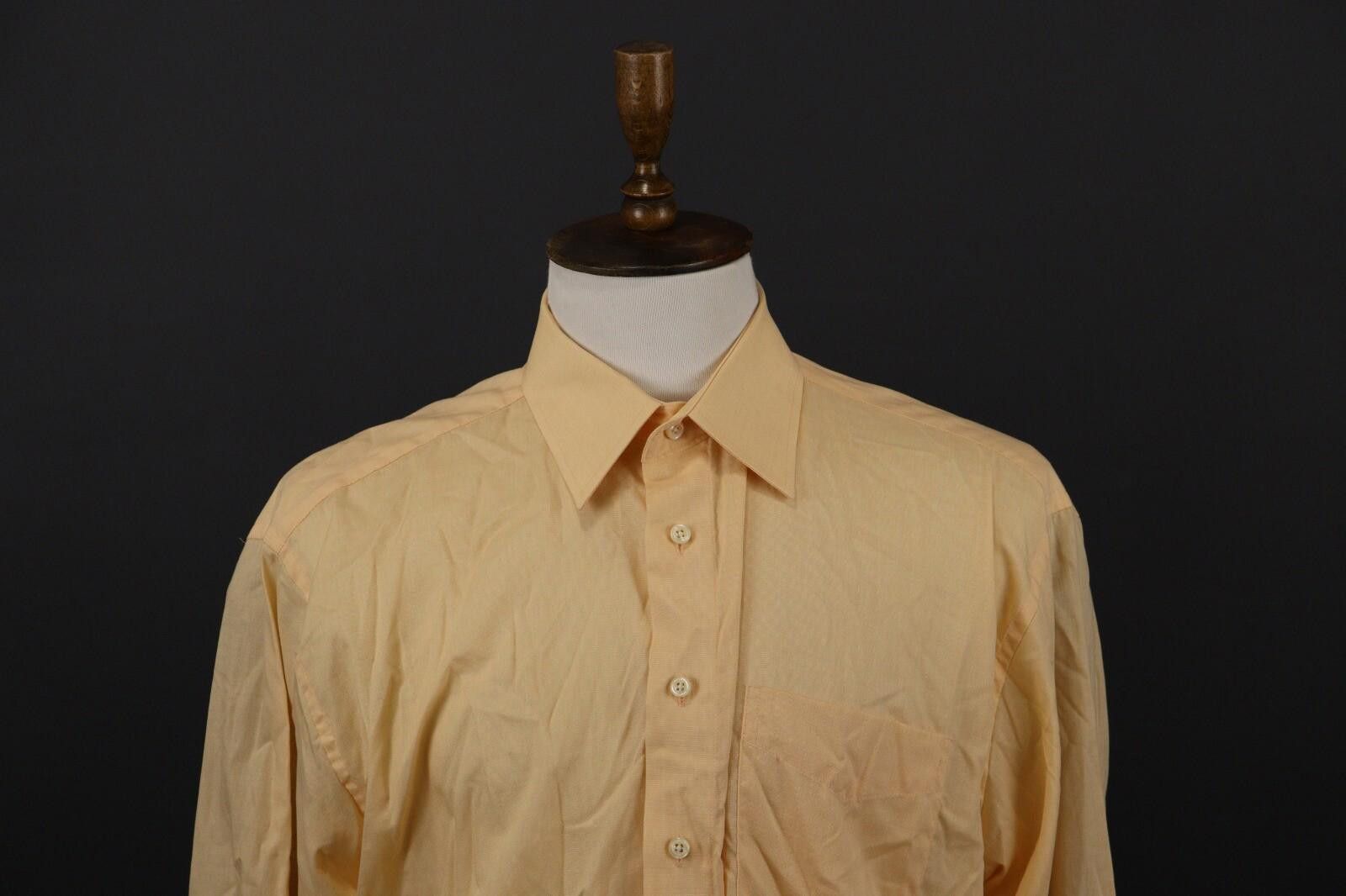 Paul Smith Paul Smith Orange Long Sleeve Button Down Shirt Size 44 Size US M / EU 48-50 / 2 - 2 Thumbnail