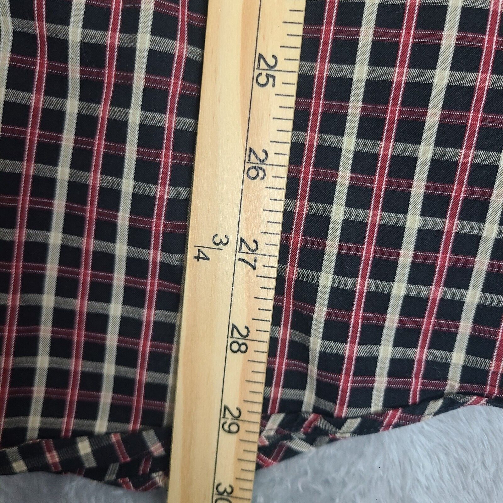Vintage T Harris London Shirt Mens Size Large Plaid Long Sleeve Butt Size US L / EU 52-54 / 3 - 7 Thumbnail
