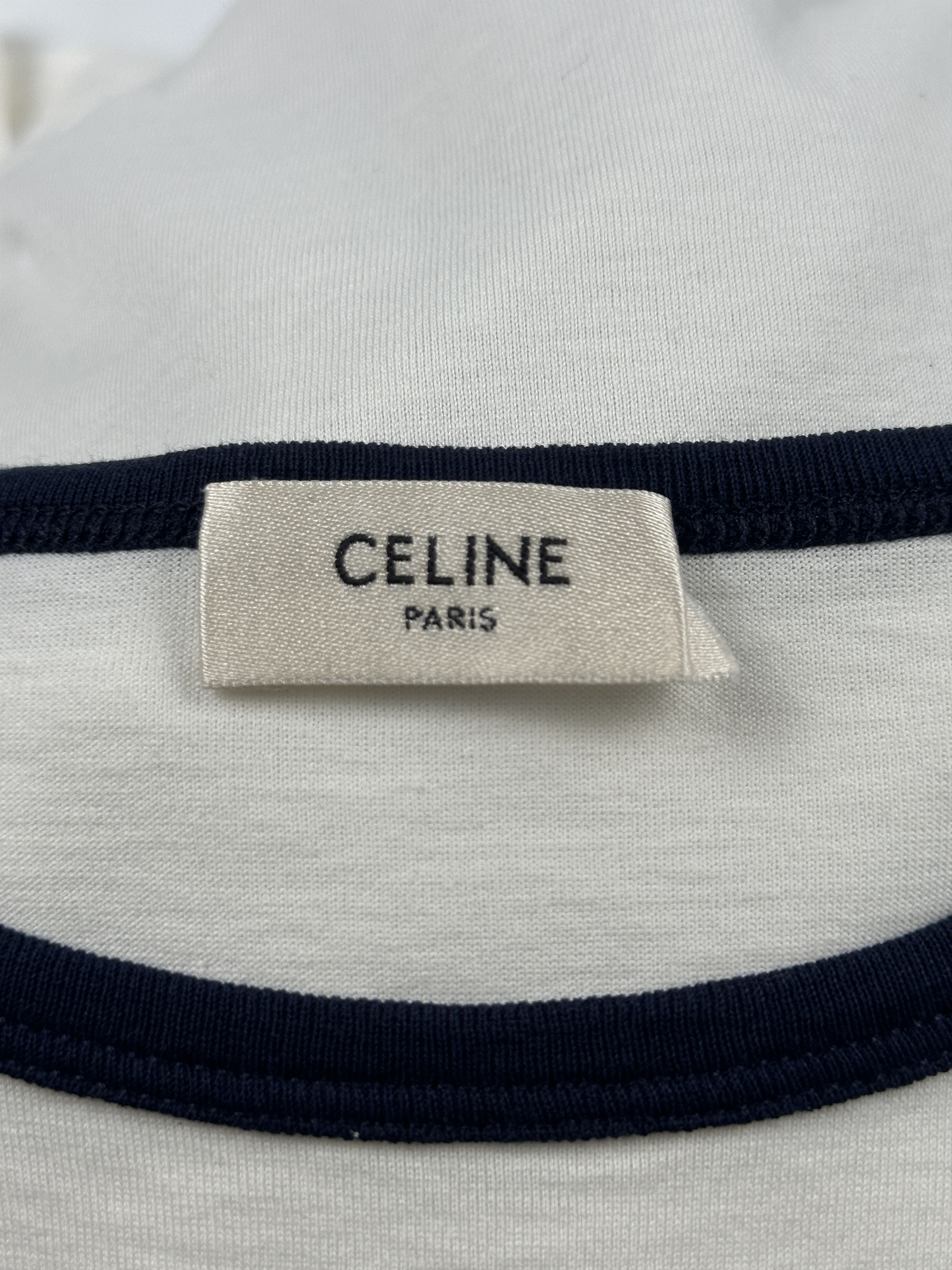 Celine Paris Triomphe Print T-Shirt Size S / US 4 / IT 40 - 12 Thumbnail