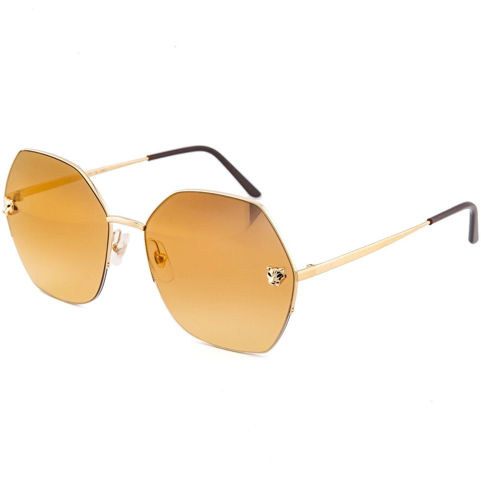 Cartier CARTIER PANTHERE Head CT0332S Gold Sunglasses 0332 003 Size ONE SIZE - 4 Thumbnail