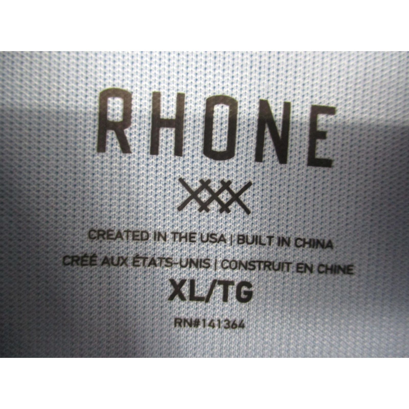Rhone Rhone Polo Shirt Mens XL Light Blue Performance Golf Active Summer SMR 2023 Polo Short Sleeve Mens XL Light Blue Performance Golf SMR 2023 Size US XL / EU 56 / 4 - 3 Thumbnail