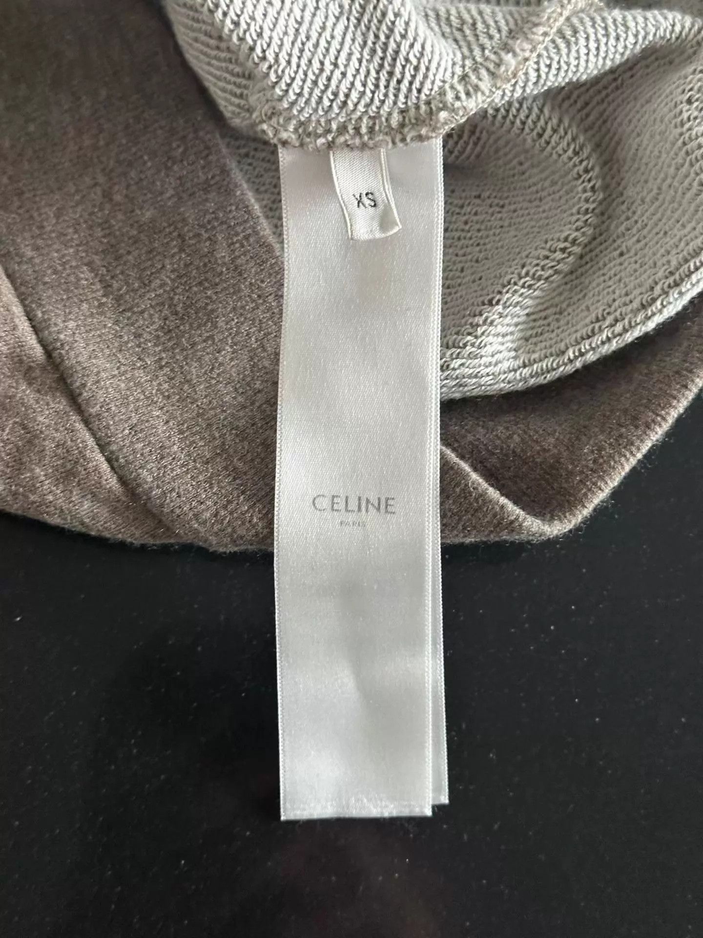 Celine celine brown flocked sweatshirt xs 98 new Size US XS / EU 42 / 0 - 4 Thumbnail