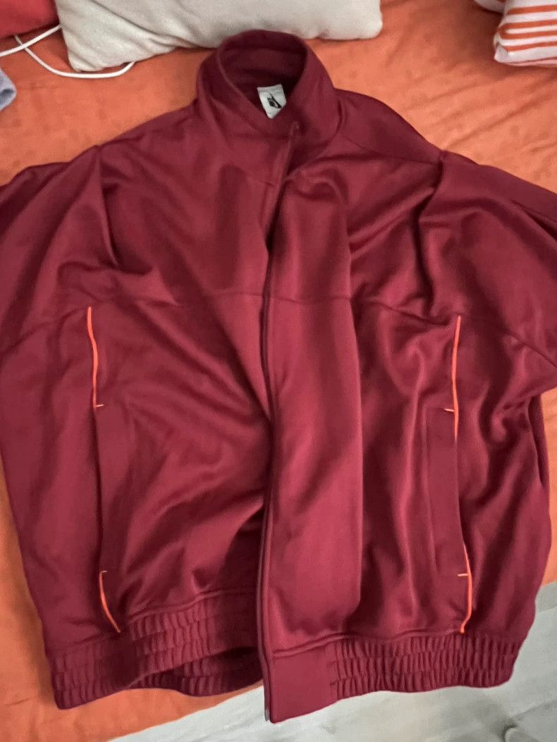 nike x martine rose orange collaboration jacket