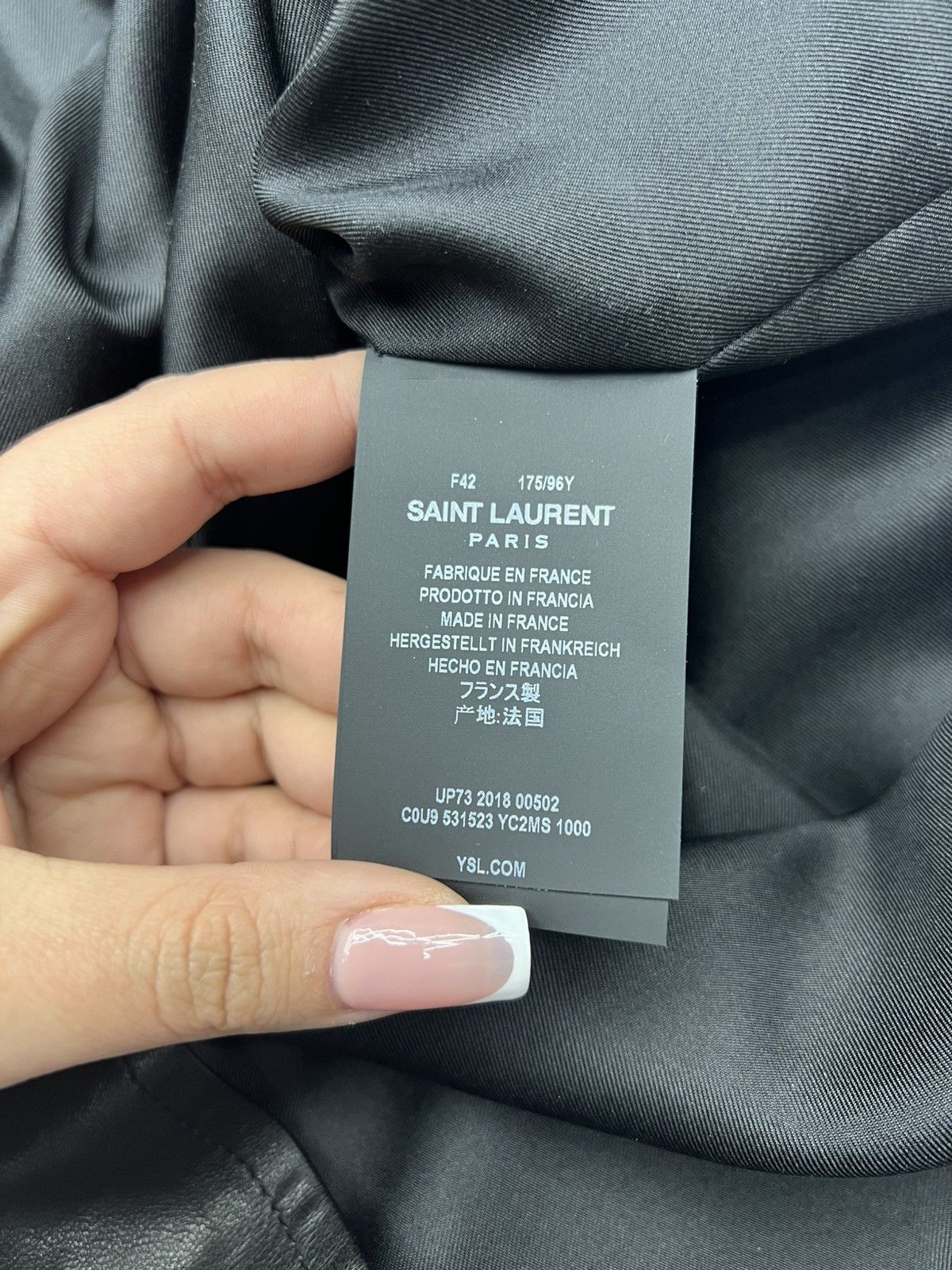 Saint Laurent Paris Saint Laurent Leather Mid Pants Size 30" / US 8 / IT 44 - 9 Thumbnail