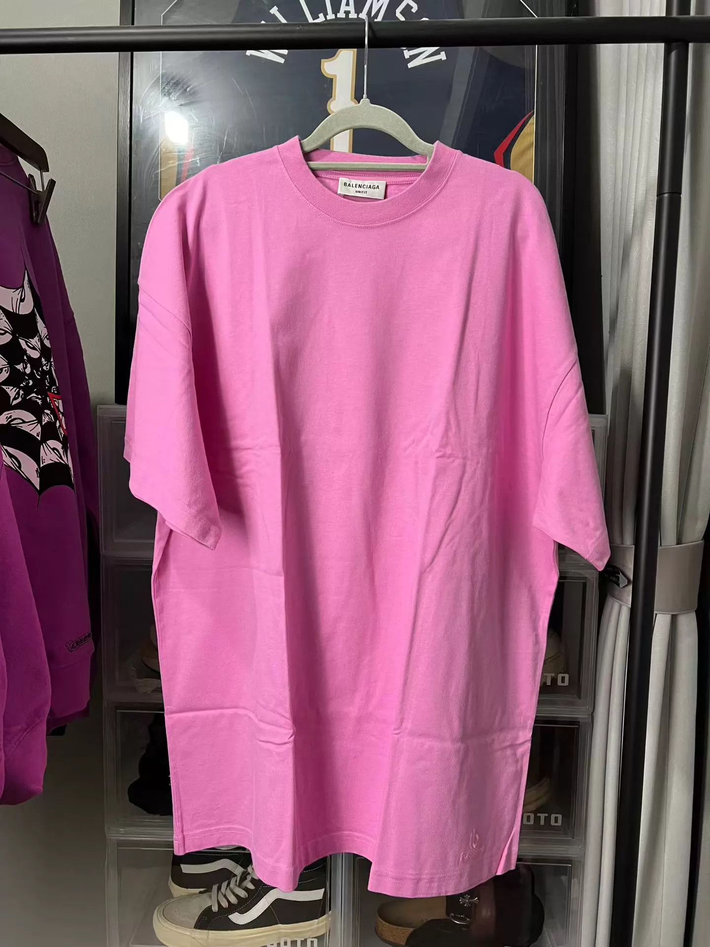 Balenciaga Balenciaga Pink Short Sleeve 3 Like New Size US L / EU 52-54 / 3 - 1 Thumbnail