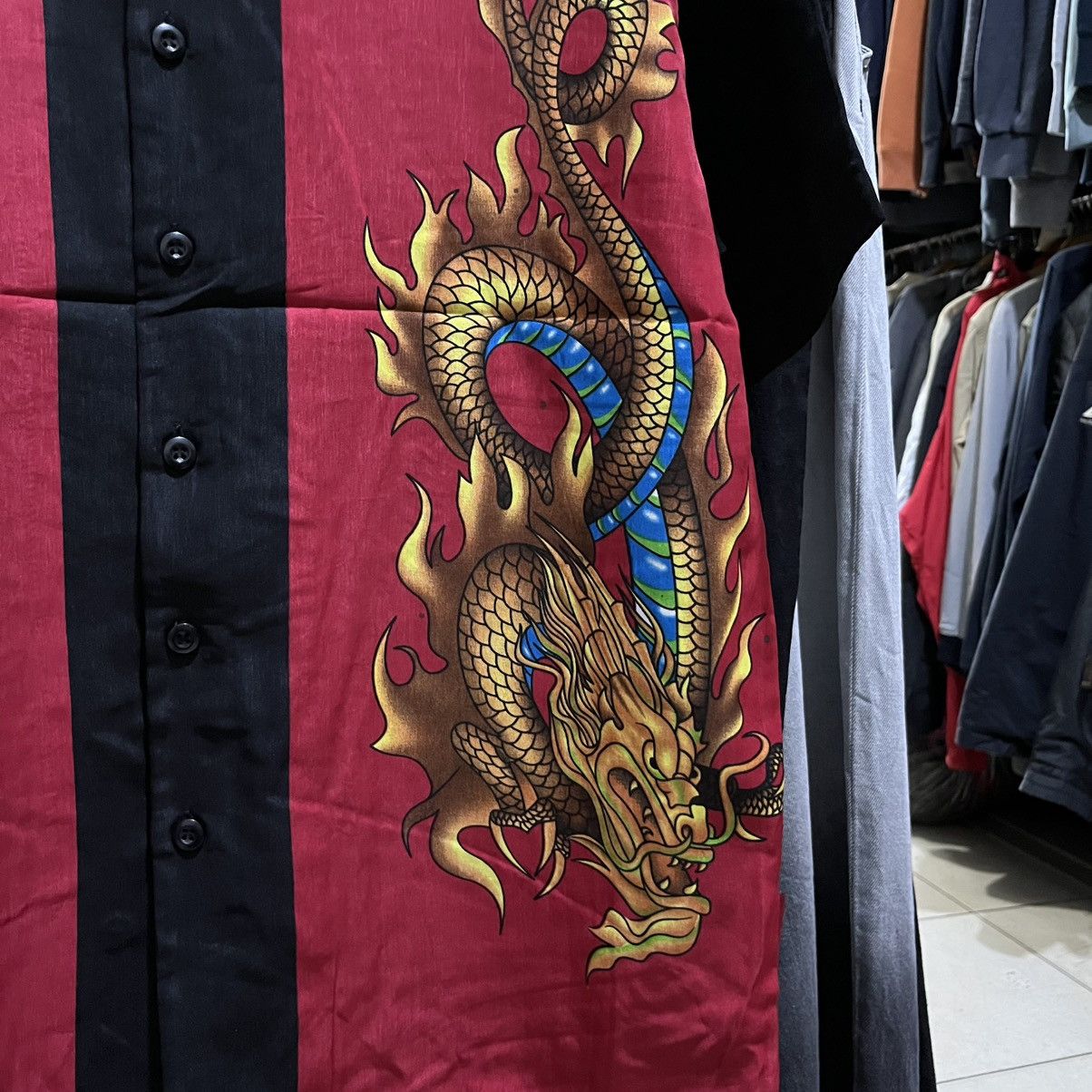 Hysteric Glamour Underdawg Dragon Open Collar shirt Size US M / EU 48-50 / 2 - 3 Thumbnail