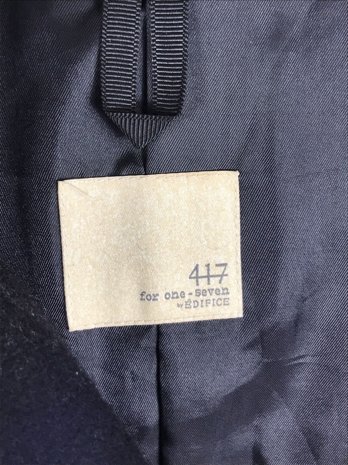Edifice Japan 🔥417 Edifice Wool Double Breast Peacoat Size US L / EU 52-54 / 3 - 9 Thumbnail