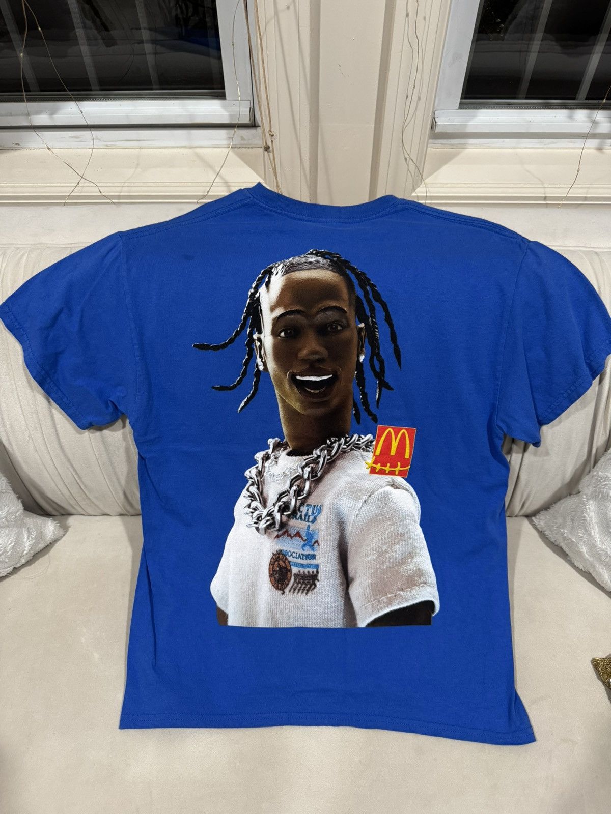 Travis Scott Travis scott McDonalds collab figure tee size Medium Size US M / EU 48-50 / 2 - 2 Thumbnail
