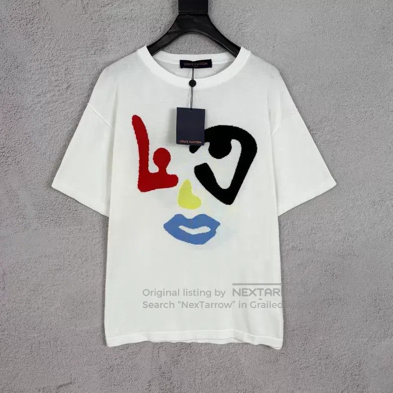 Louis Vuitton Louis Vuitton Clown graffiti knit short sleeves Size US M / EU 48-50 / 2 - 1 Thumbnail