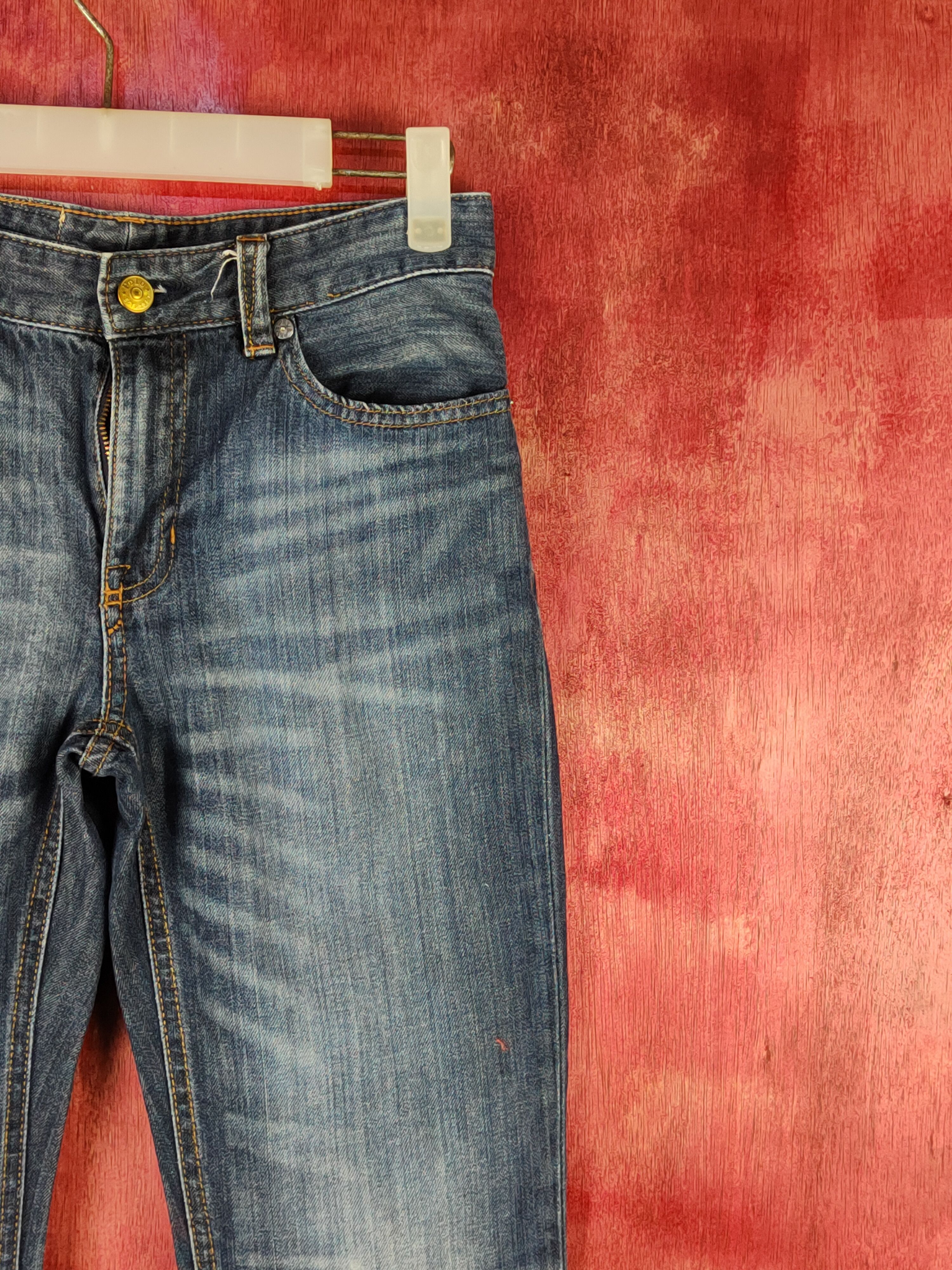 Polo Ralph Lauren Polo Ralph Lauren skater Blue Distressed ripped Denim #S1593 Size US 27 - 6 Thumbnail