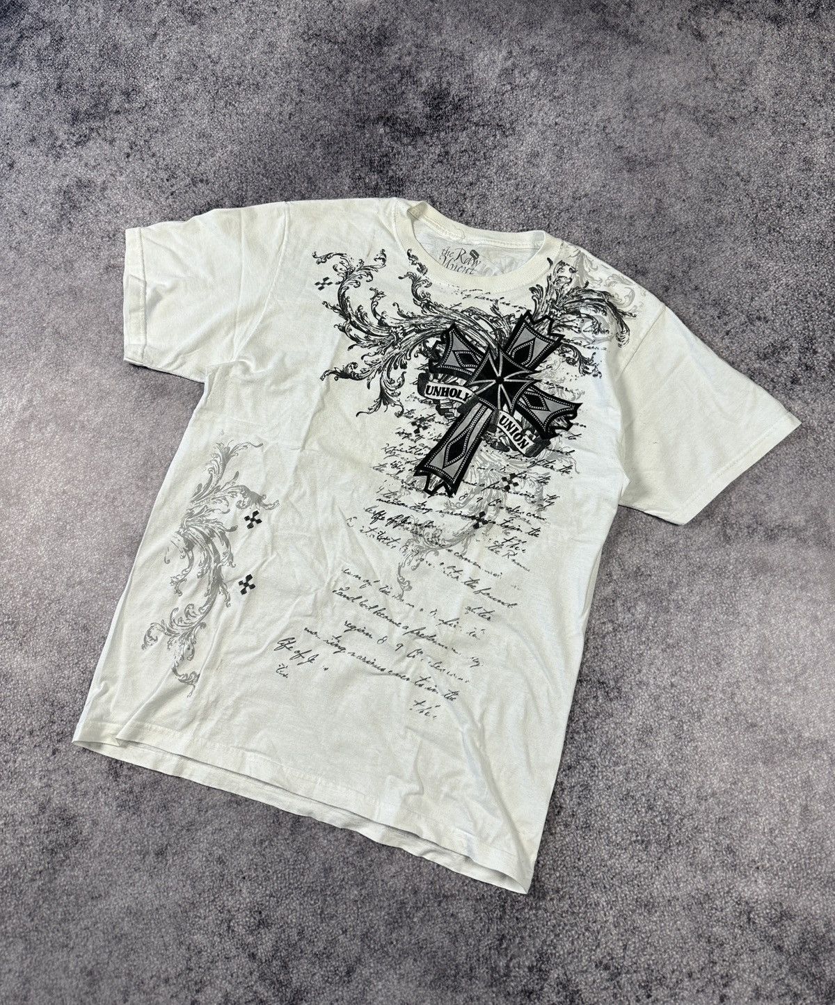 Designer Y2K Avant Garde Cross Logo T-shirt Streetwear Rare Casual M Size US M / EU 48-50 / 2 - 2 Thumbnail