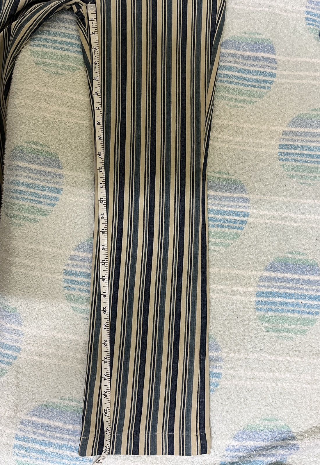 45rpm 💥 45rpm HBT Striped Flare Pants Size 29" - 11 Thumbnail