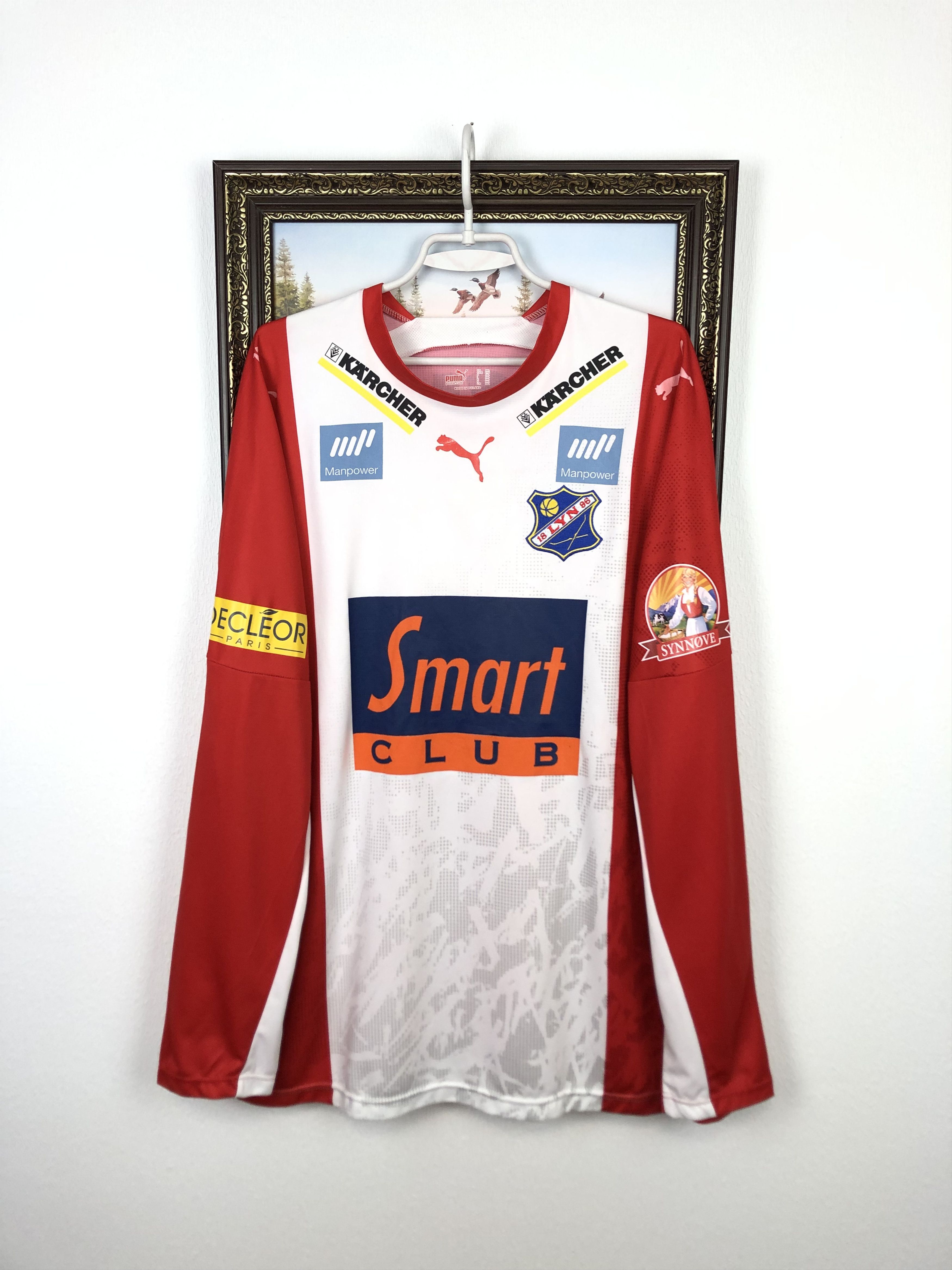 Vintage Lyn Home football shirt 2006 Soccer Puma Long Sleeve Jersey Size US XXL / EU 58 / 5 - 1 Thumbnail