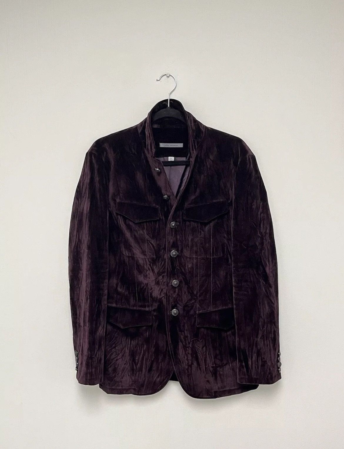 John Varvatos Crushed velvet jacket. 52 Size US L / EU 52-54 / 3 - 7 Thumbnail