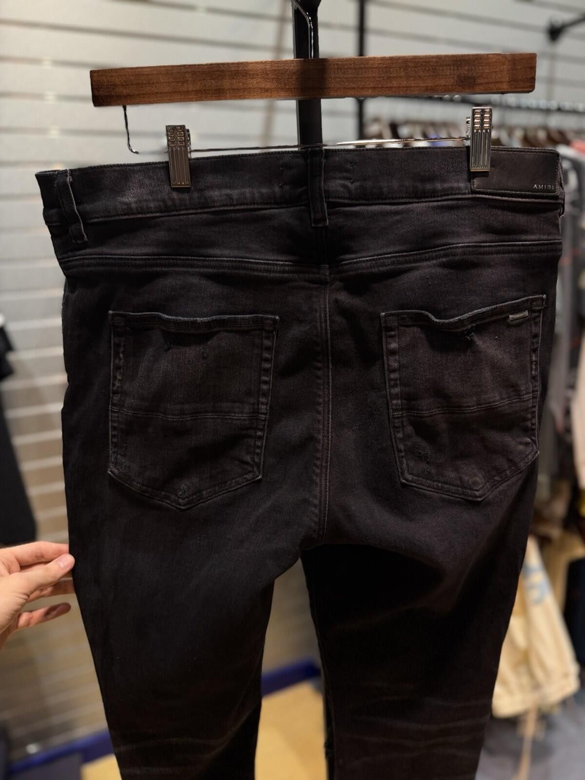 Amiri Size 38 - Amiri Black MX1 Patch Jeans 100% Authentic Size US 38 / EU 54 - 10 Thumbnail