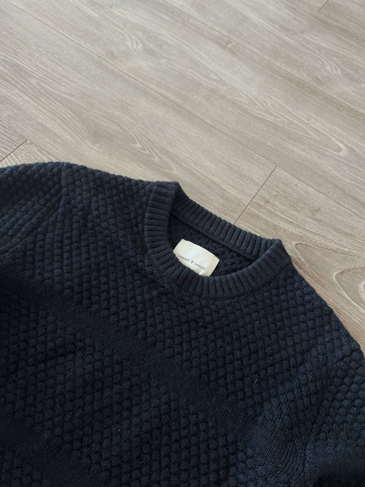 Japanese Brand × Samsoe Samsoe ‼️SAMSOE SAMSOE Dark Sapp LANA WOOL OLD MONEY STYLE SWEATER‼️ Size US XL / EU 56 / 4 - 9 Thumbnail