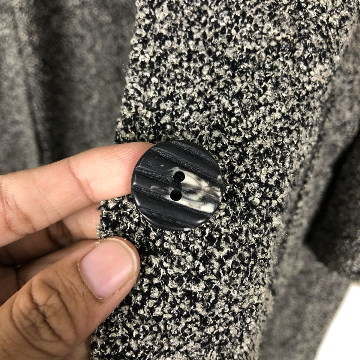 Japanese Brand 🔥RICH GREY LONG JACKET WOOL VOW TOKYO ISSEY MIYAKE Size US L / EU 52-54 / 3 - 18 Thumbnail