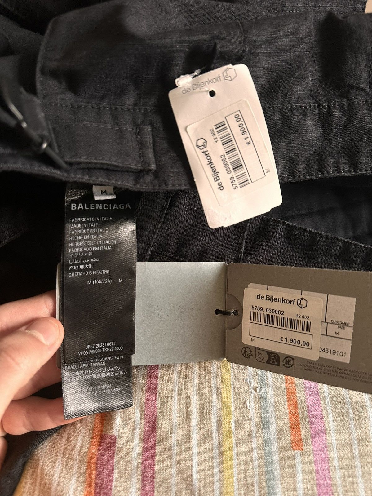 Balenciaga [M] 2190$ Winter23 Runway flared cargo pants Size US 34 / EU 50 - 11 Thumbnail