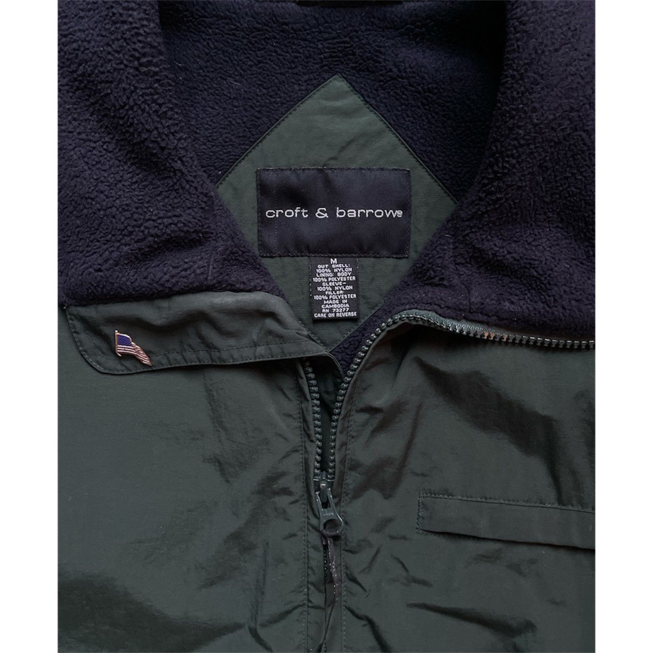 Croft & Barrow Vintage Hiking Windbreaker Size US M / EU 48-50 / 2 - 2 Thumbnail