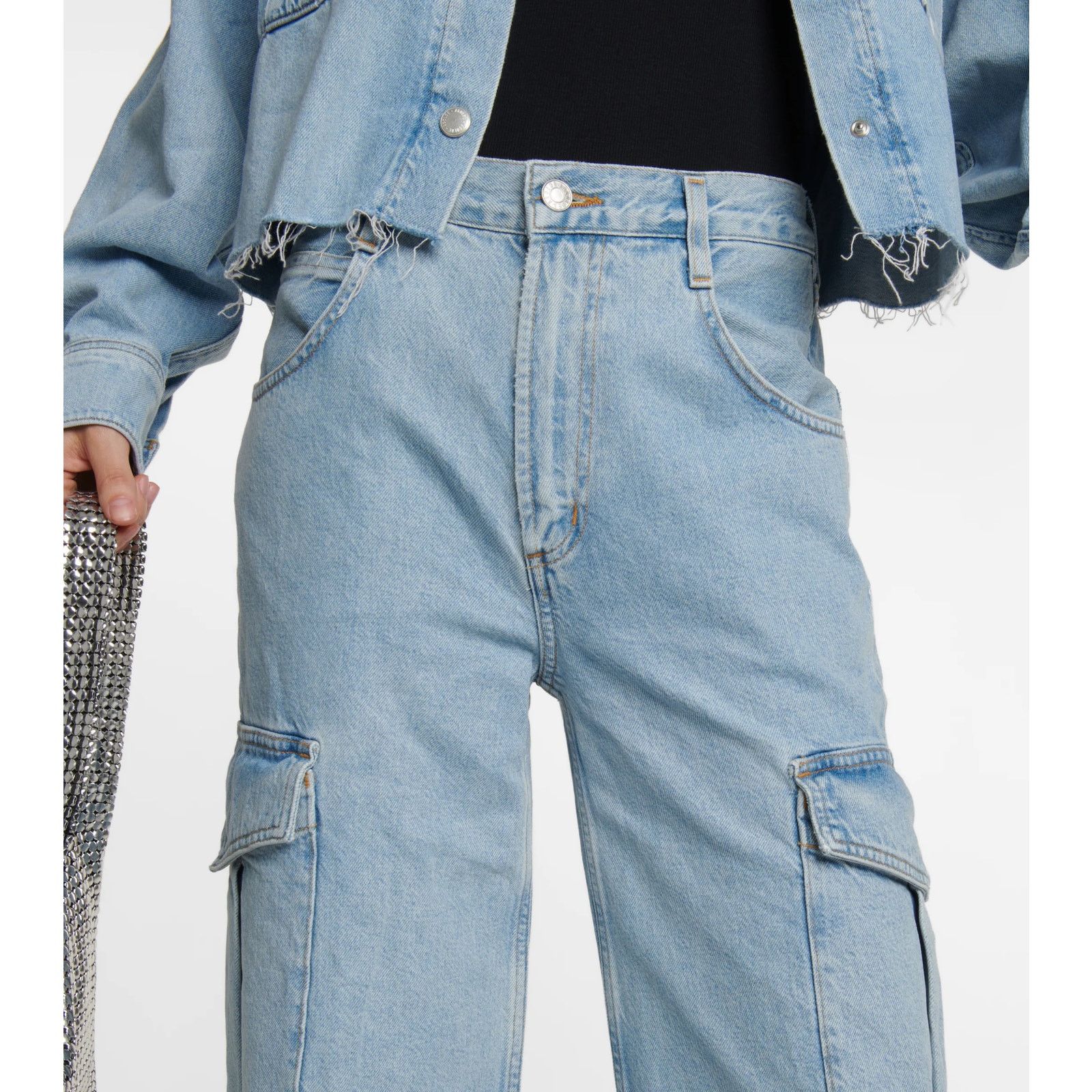 Agolde $325 Agolde Minka Denim Cargo Jeans - 24 Waist - 29” inseam Size 24" / US 00 / IT 34 - 4 Thumbnail