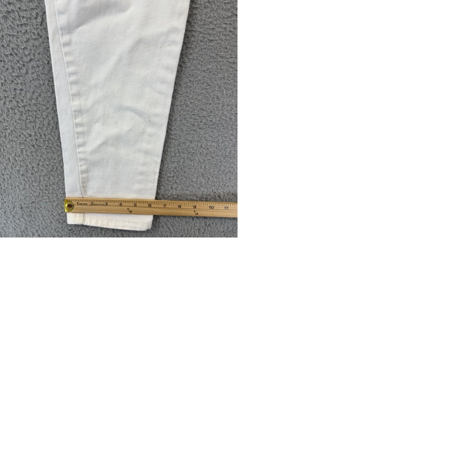 Gap VINTAGE Gap Jeans Womens 11/12 White Ankle Denim 28x32 Classic Fit 90s Outdoor Size 34" / US 12 / IT 48 - 9 Thumbnail