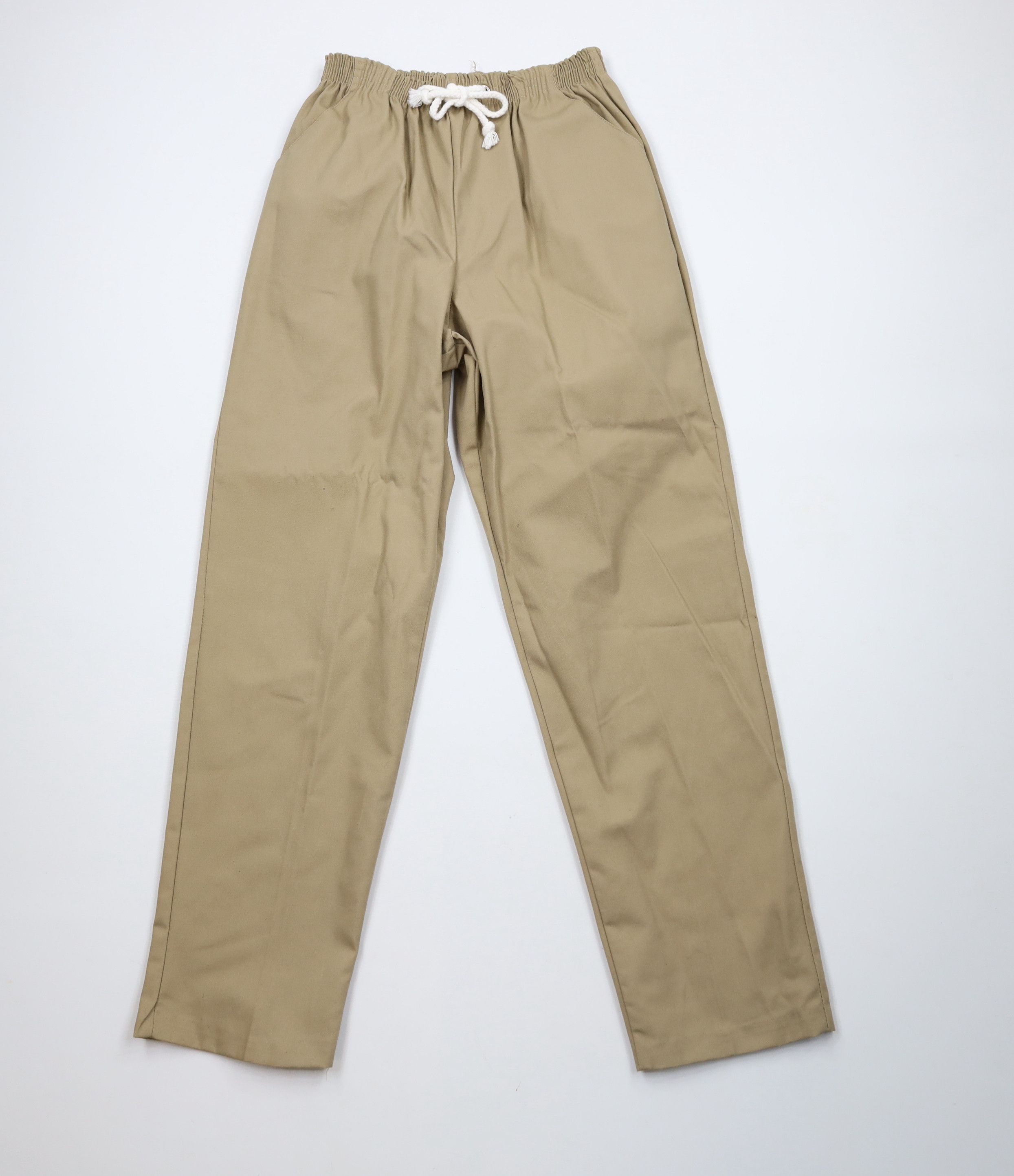 Vintage Vintage 90s Streetwear Blank Tapered Leg Pants Beige Size 26" / US 2 / IT 38 - 1 Thumbnail