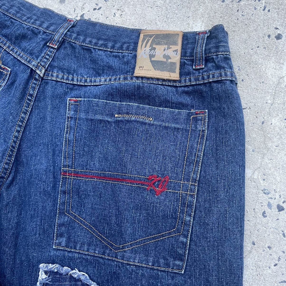 Vintage Vintage Y2K Baggy Double Knee KAALU JEANS Jorts Size US 42 / EU 58 - 5 Thumbnail