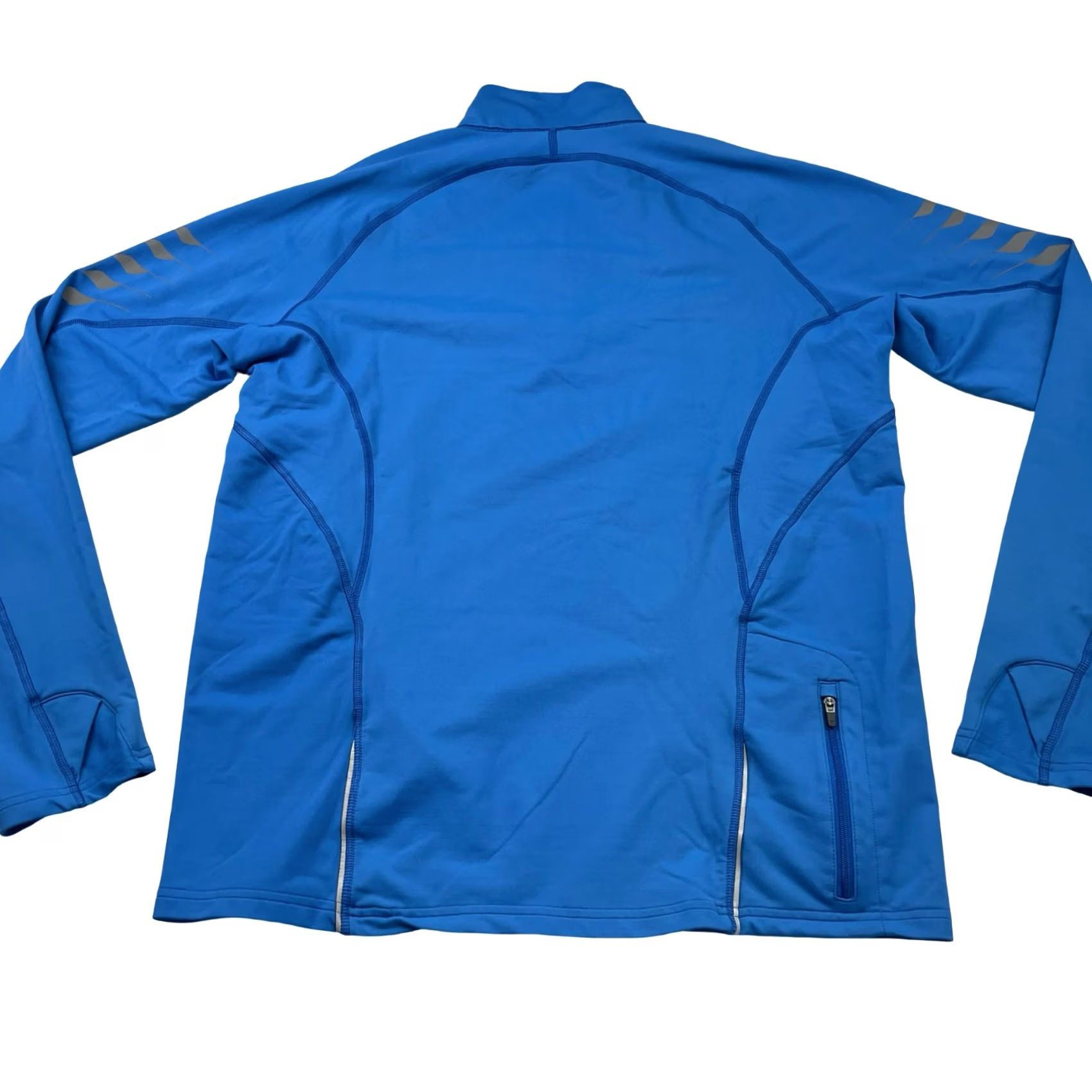 Vintage Gore Running Wear Men's Pullover Blue Large 1/4 Zip Reflective Performance Size US L / EU 52-54 / 3 - 4 Thumbnail