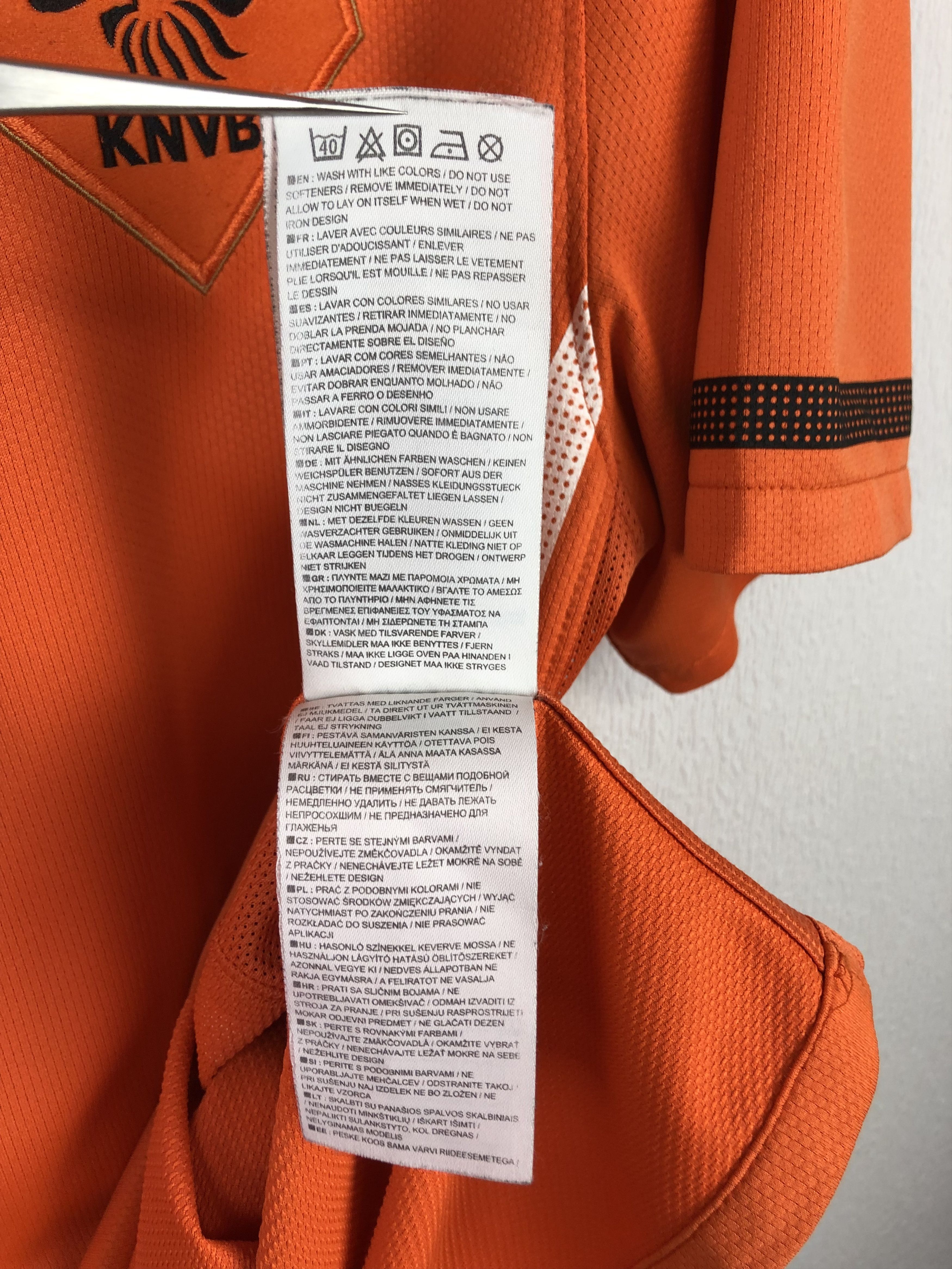 Nike Netherlands Holland shirt 2010 Soccer Nike Mens Jersey Size US M / EU 48-50 / 2 - 12 Thumbnail