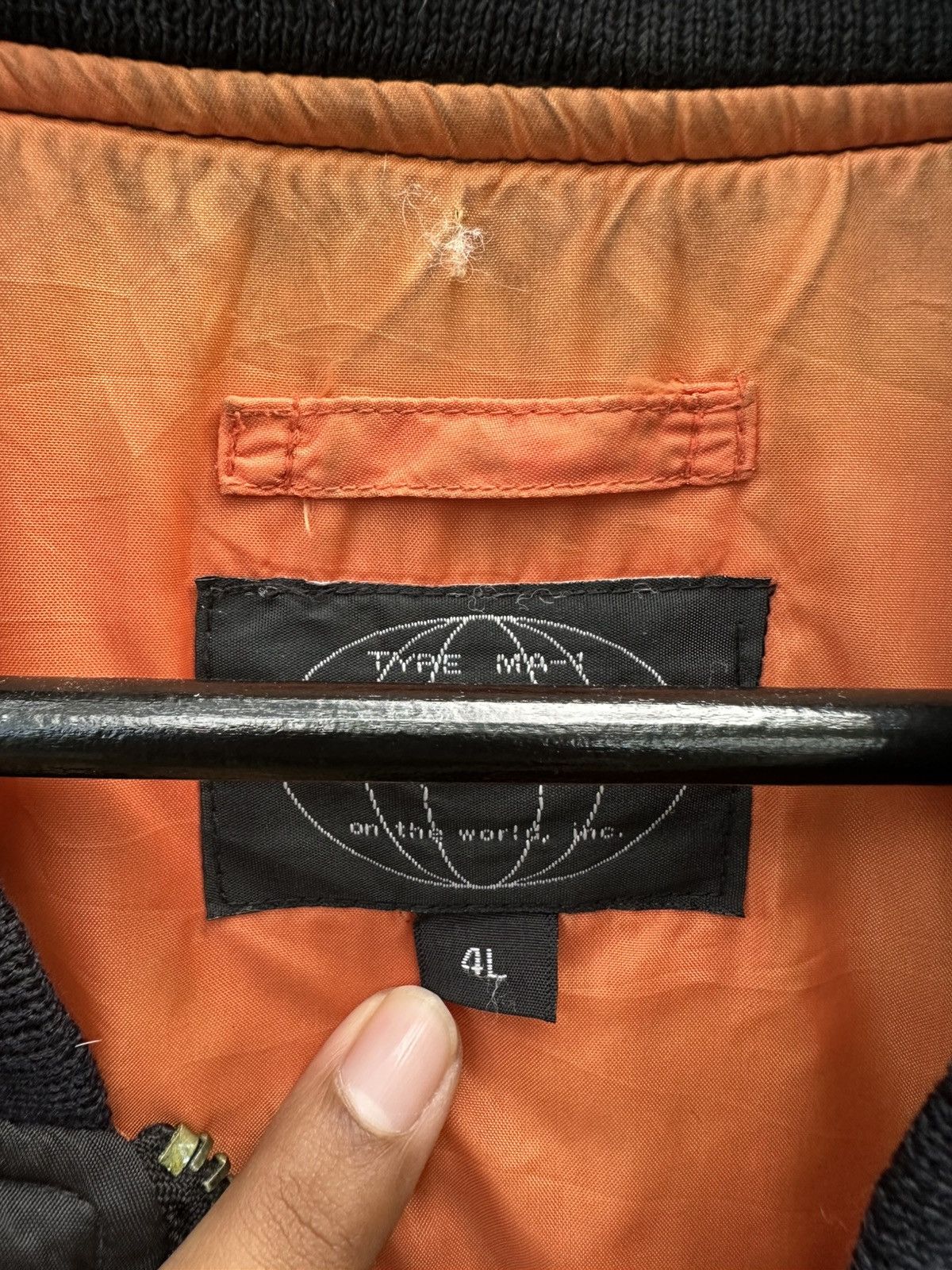 Vintage 🪖Vintage MA-1 Man Intermediate Oversized Bomber Jacket Size US XXL / EU 58 / 5 - 9 Thumbnail