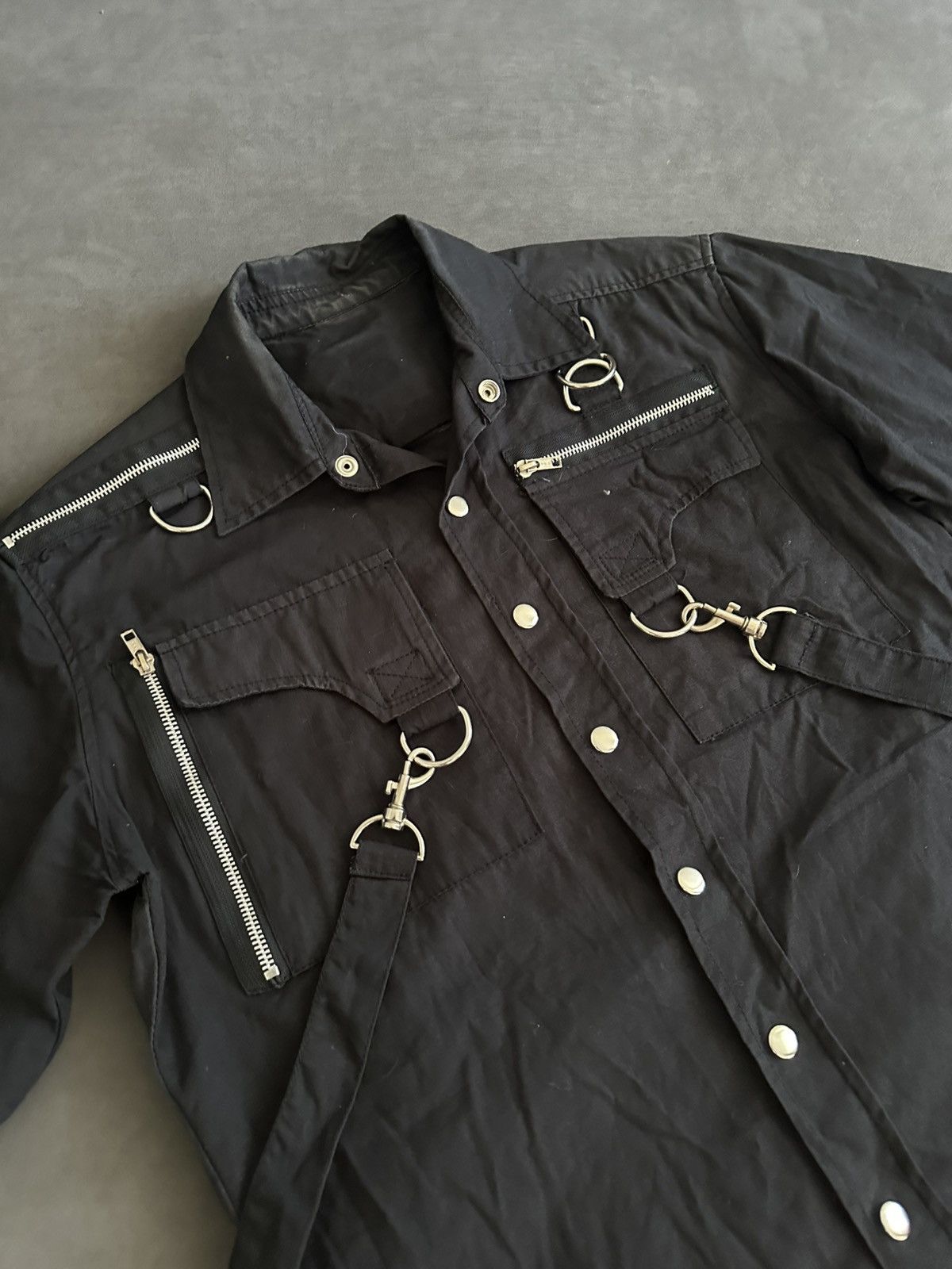 If Six Was Nine Opium shirt With chains, laces, and carabiners y2k Size US S / EU 44-46 / 1 - 3 Thumbnail