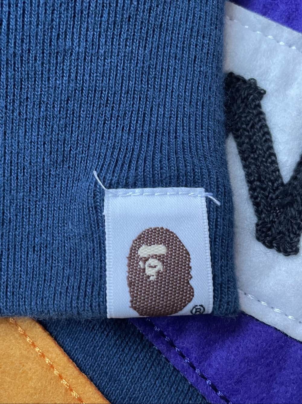 Bape BAPE Men's Navy Blue Flock Print Hoodie Size US M / EU 48-50 / 2 - 8 Thumbnail