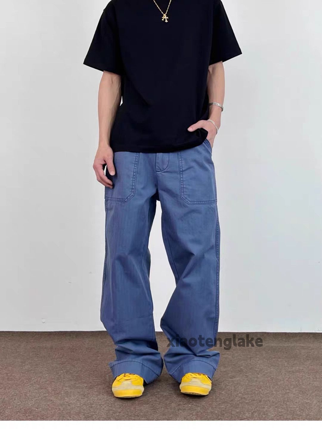 Designer × Japanese Brand × Vintage Unisex washed loose baggy skate hiphop cargo pants Size US 32 / EU 48 - 2 Thumbnail