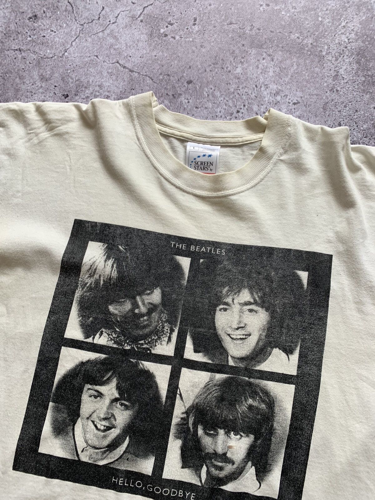 Band Tees × Vintage 🔥VINTAGE THE BEATLES 90s HELLO , GOODBYE TEE Size US L / EU 52-54 / 3 - 3 Thumbnail
