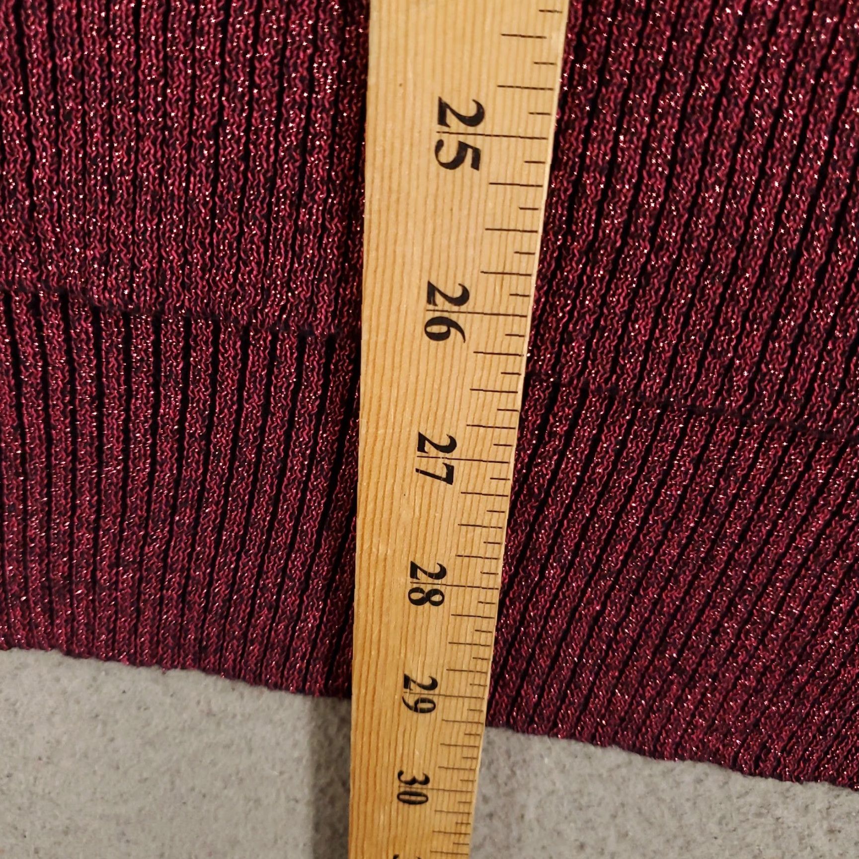 Vintage Womens Chico's Sweater Pullover Knit Shimmer Red 1X Plus Size Boat Neck Long Sleeve Casual Vintage No Size XL / US 12-14 / IT 48-50 - 3 Thumbnail