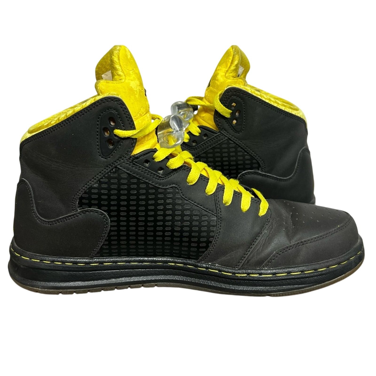Jordan Brand Rare 2011 Nike Air Jordan 1 Prime 5 'Black Sonic Yellow' Size US 11 / EU 44 - 6 Thumbnail