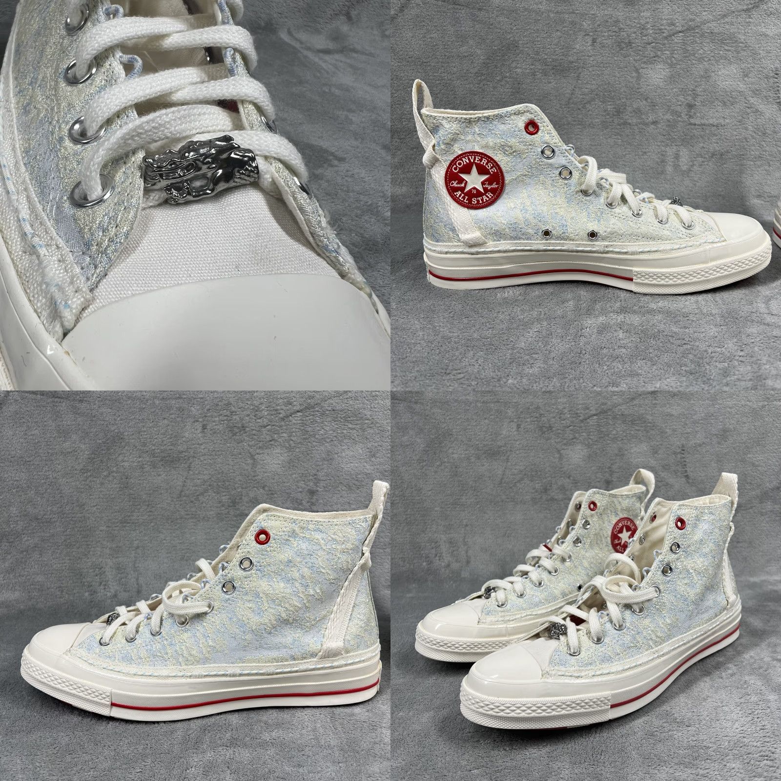 Converse Converse Chuck 70 High Top Year of the Dragon CNY 2024 Mens US Size 11 Ivory Brand Converse Chuck 70 Sneaker High Top Men's 11 Ivory Size ONE SIZE - 9 Thumbnail